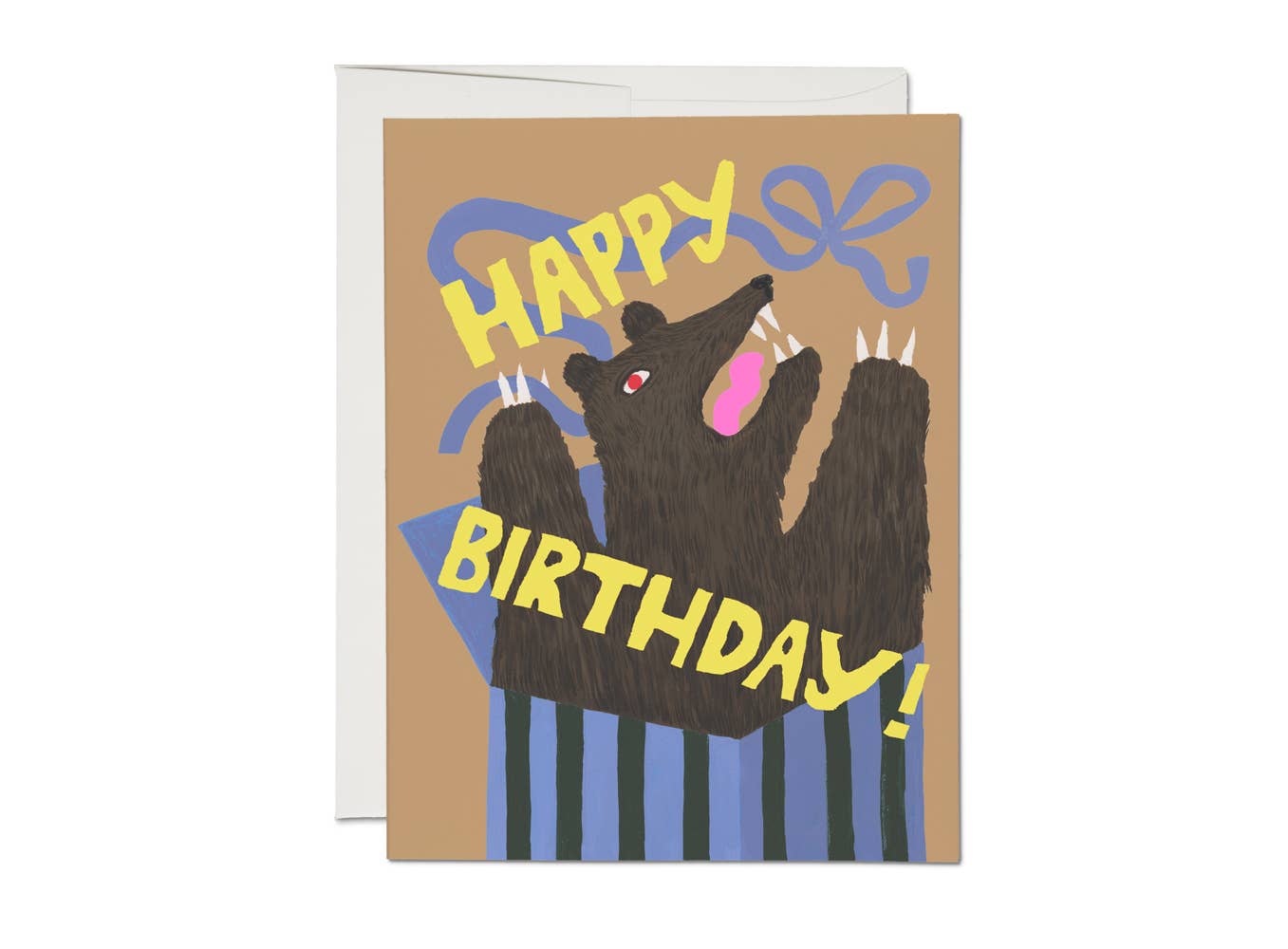 "Bear Surprise" Birthday Greeting Card