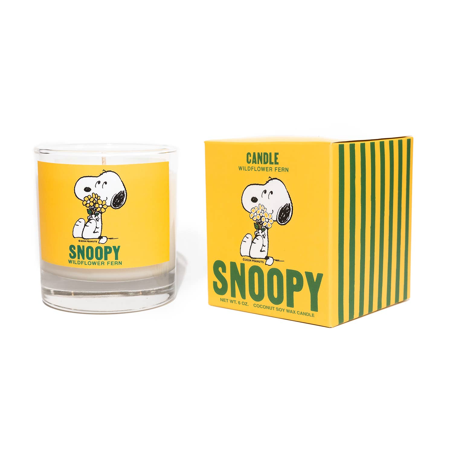 "Snoopy Bouquet (Wildflower Fern)" 3P4 x Peanuts® Candle