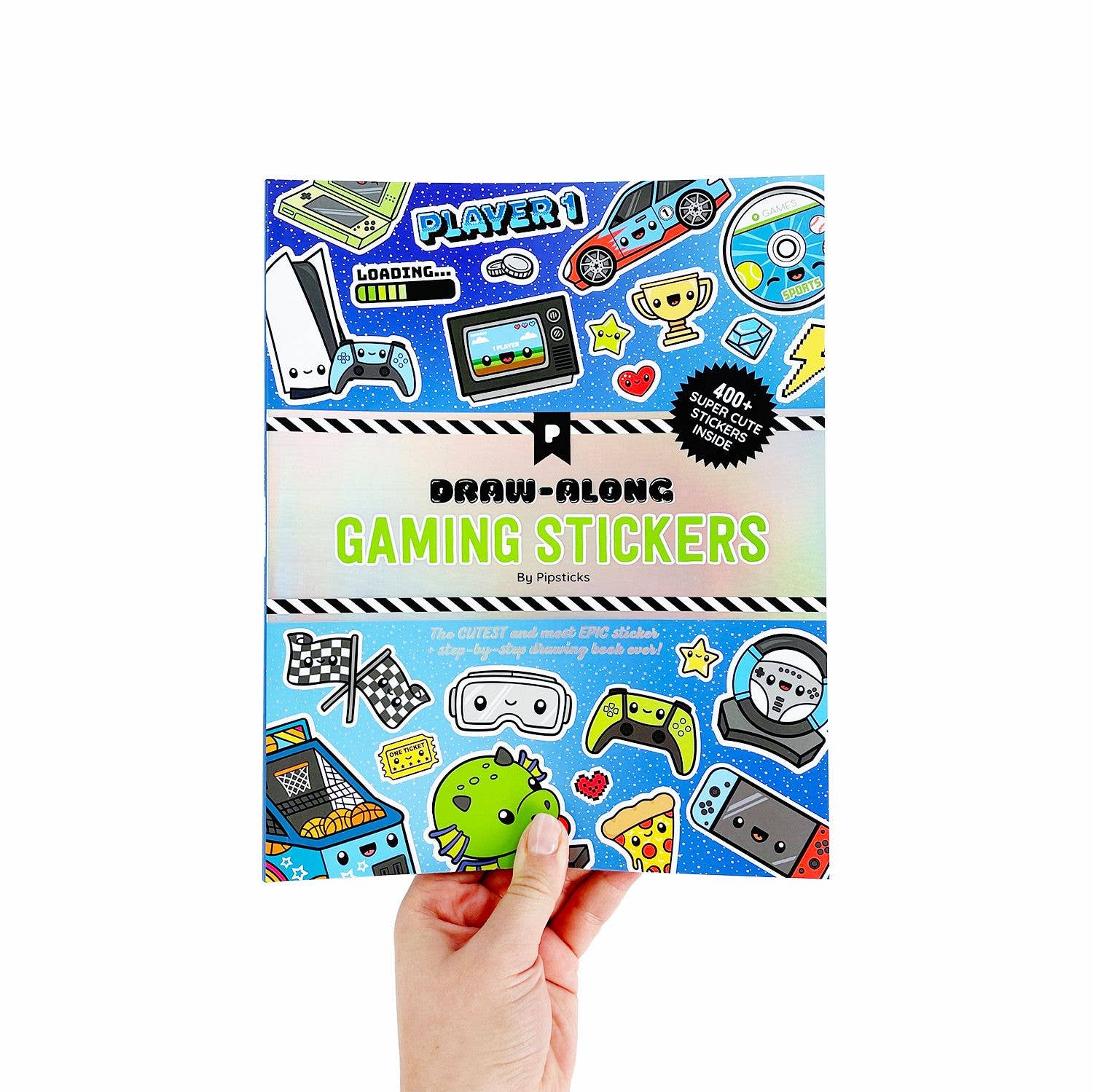 Draw-Along Gaming Sticker Book