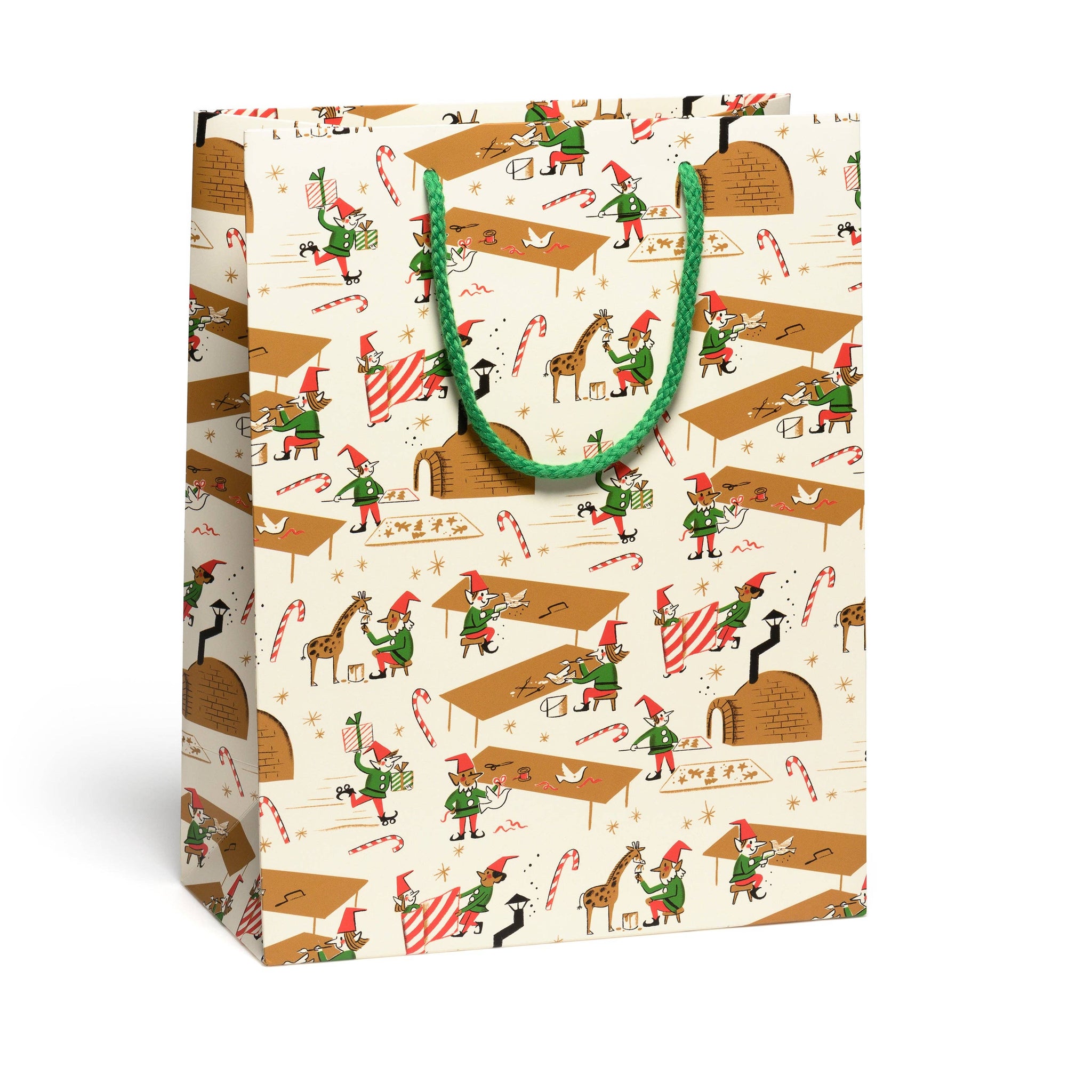 "Santa's Workshop" Large Gift Bag