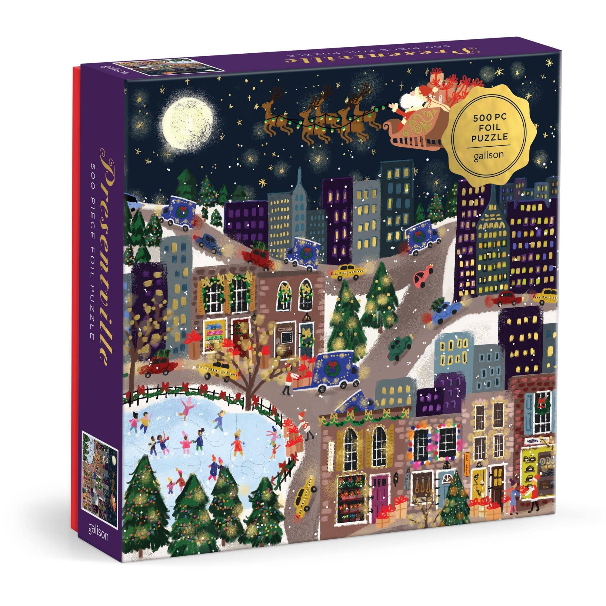 Joy Laforme "Presentville" Foil Puzzle (500 Piece)