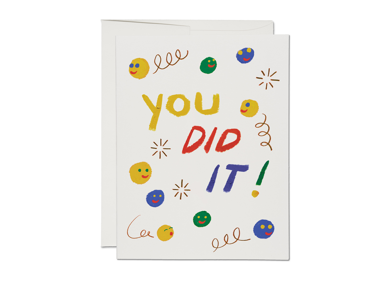 "Smiley Faces" Congratulations Greeting Card