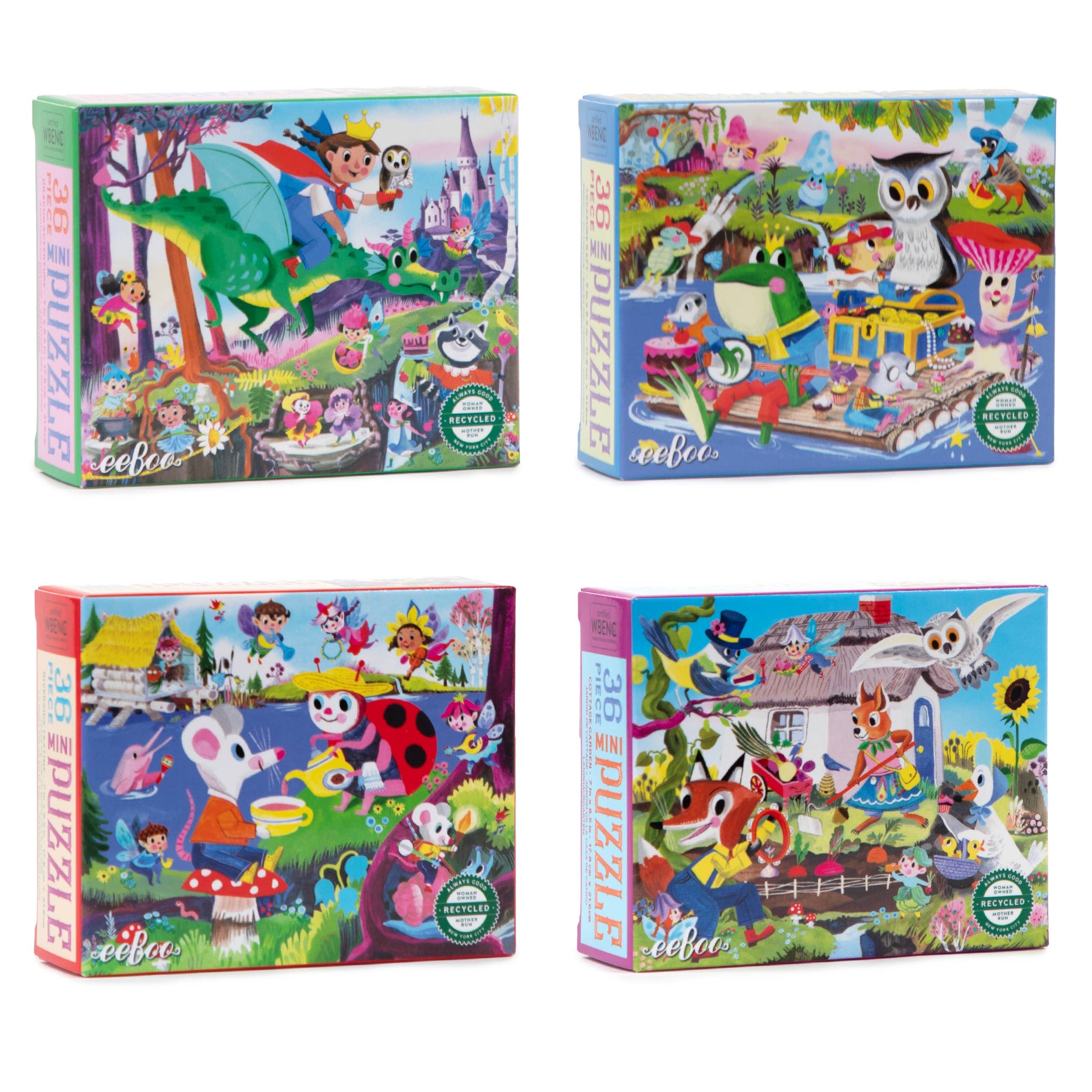 Fairies & Tales 36-Piece Mini Puzzles