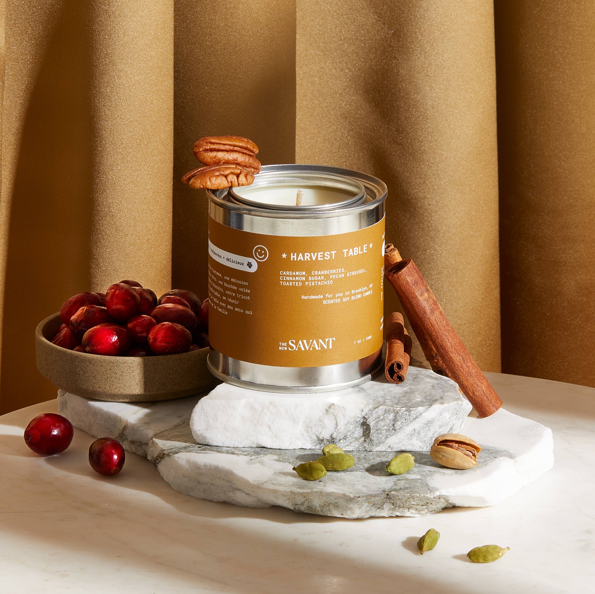 "Harvest Table"  Candle - The New Savant