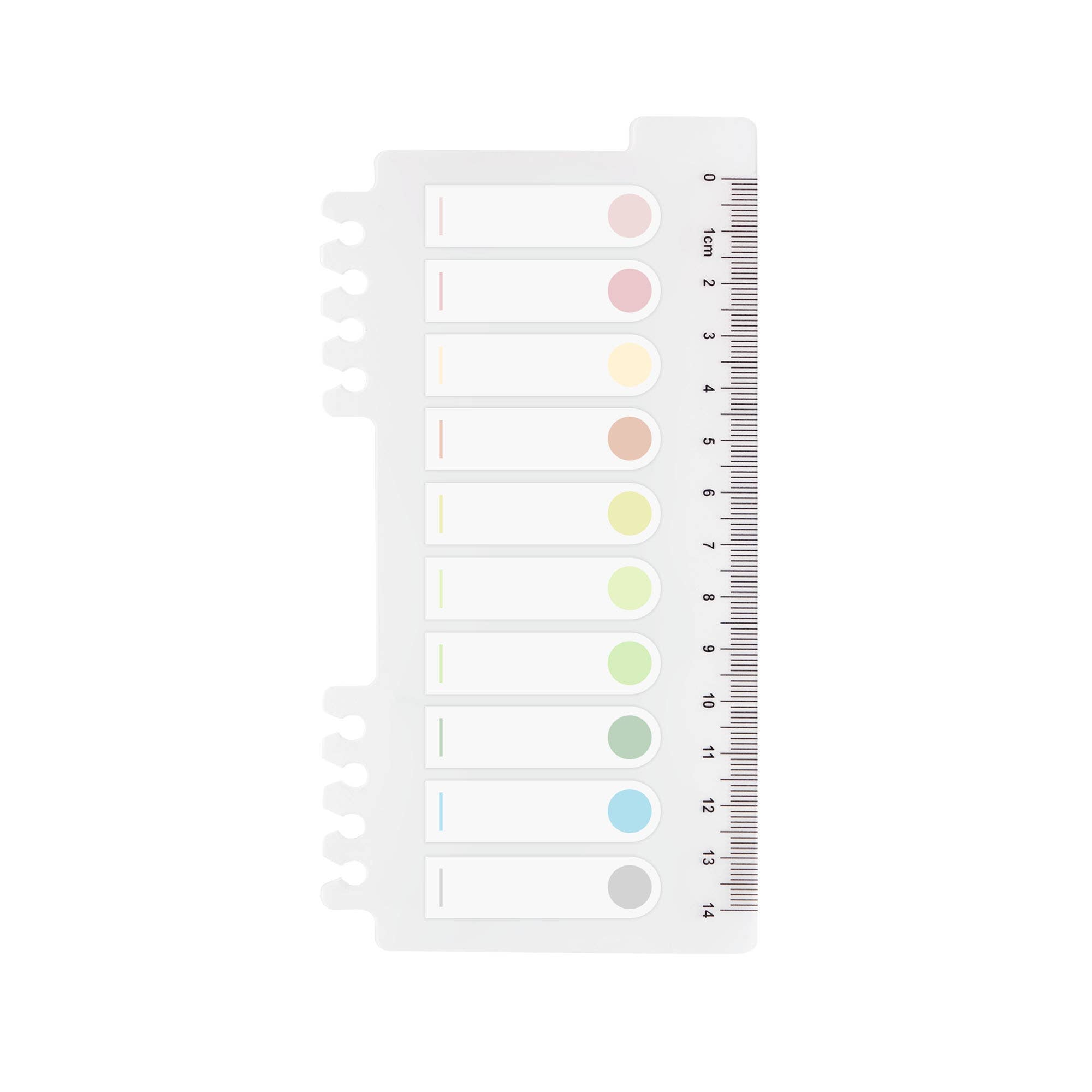 Half-Circle Index Sticky Tabs: Spring Morandi