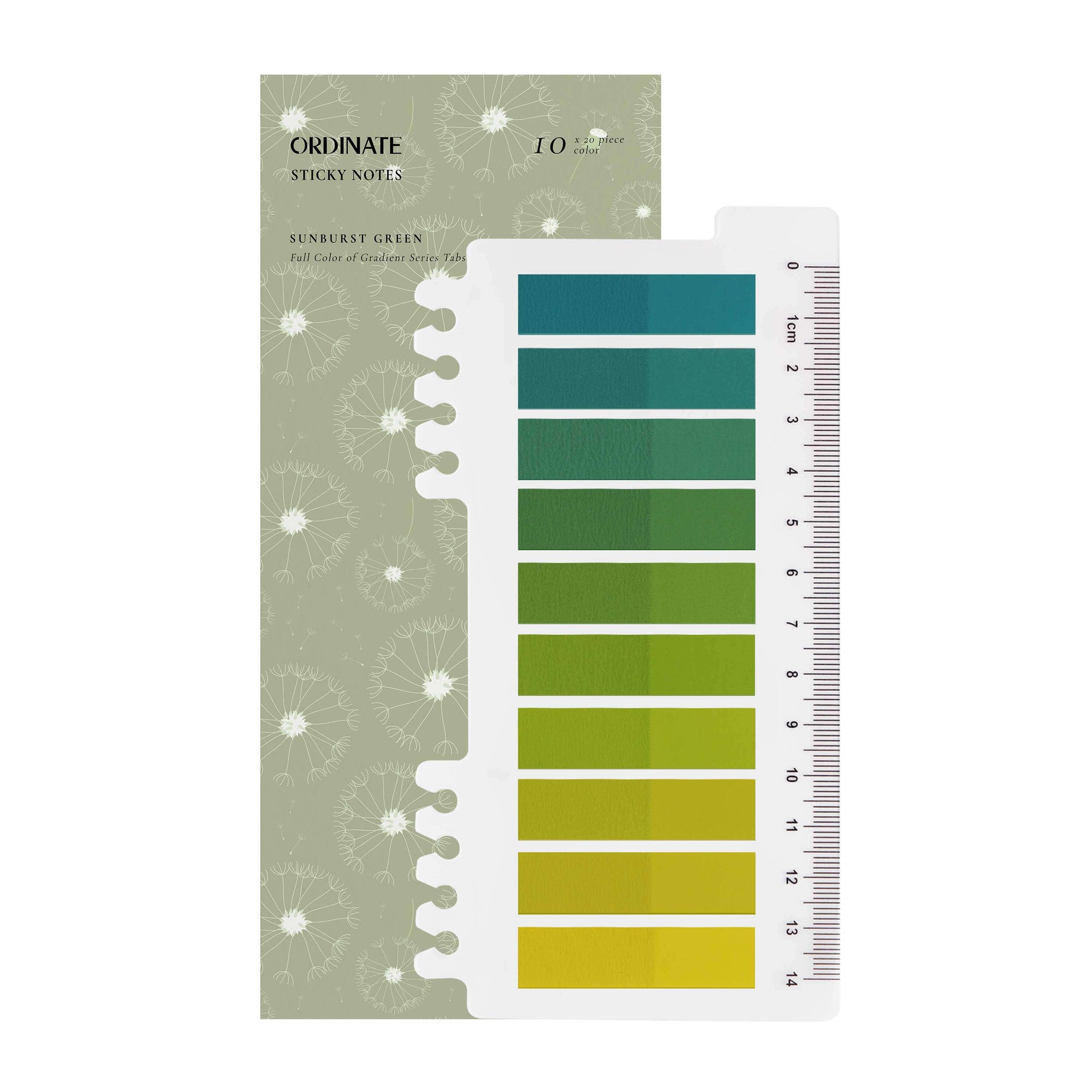 Index Sticky Tabs: Sunburst Green