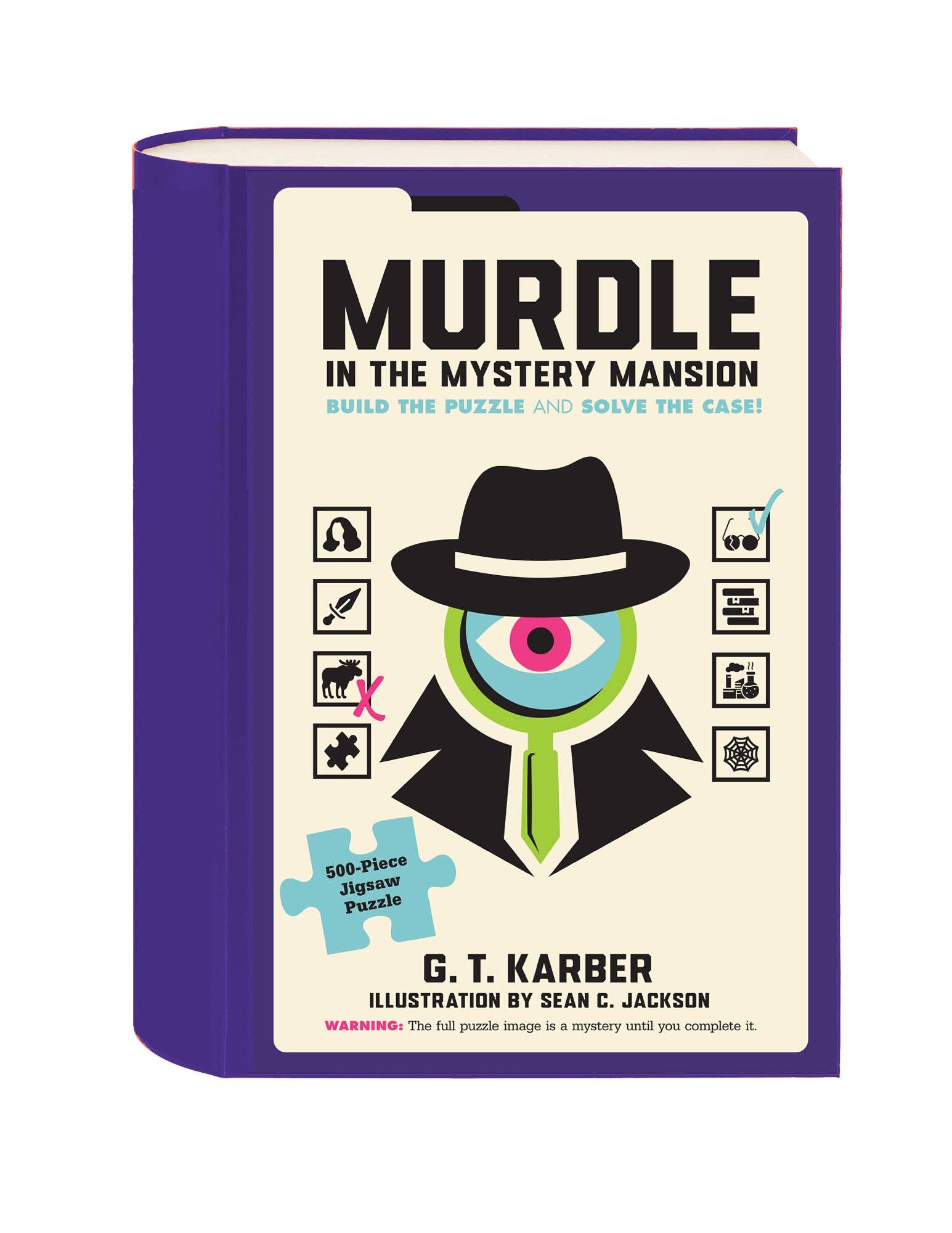 "Murdle in the Mystery Mansion" Jigsaw Puzzle (500 Piece)