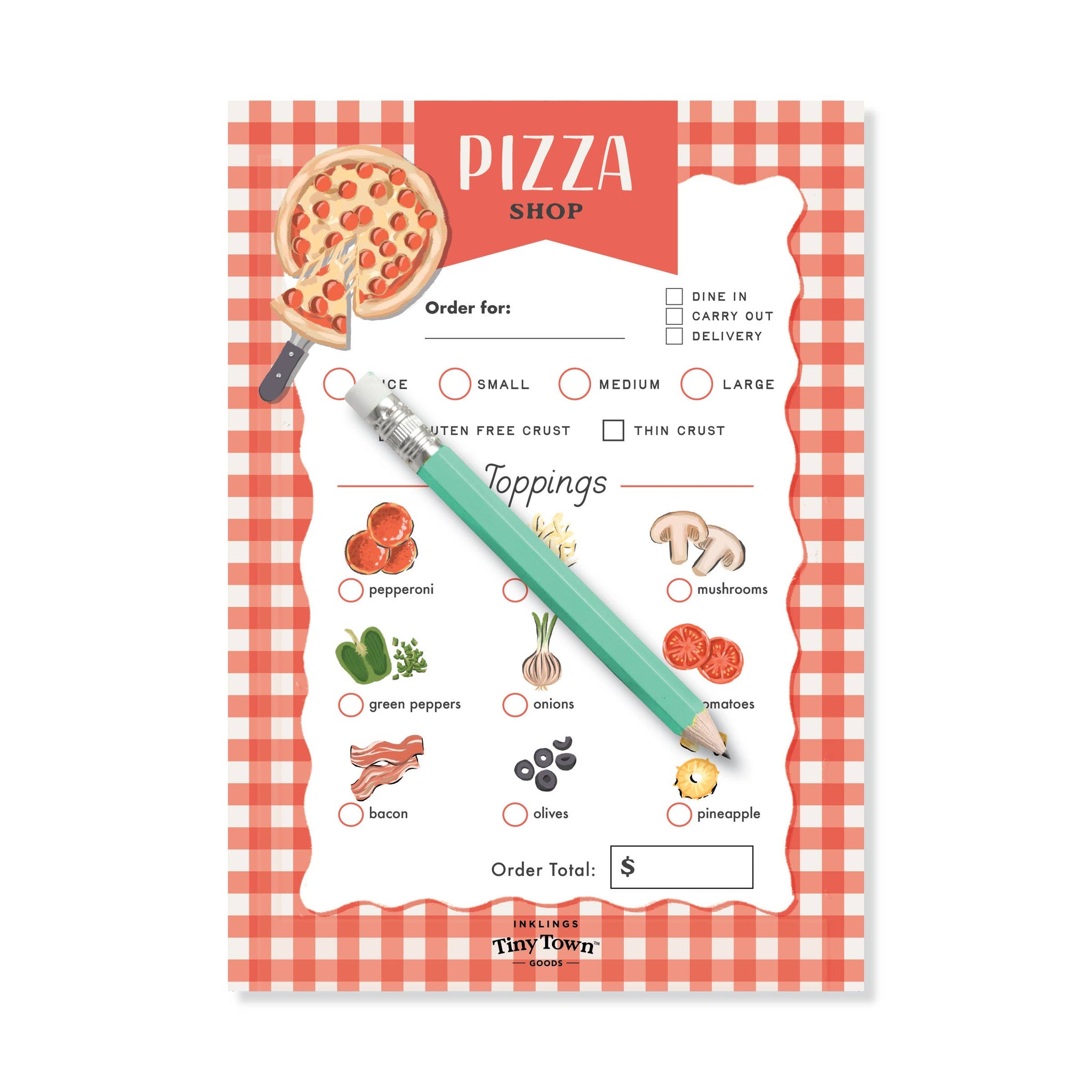 Inklings Tiny Town™ Play Notepad: Pizza Shop