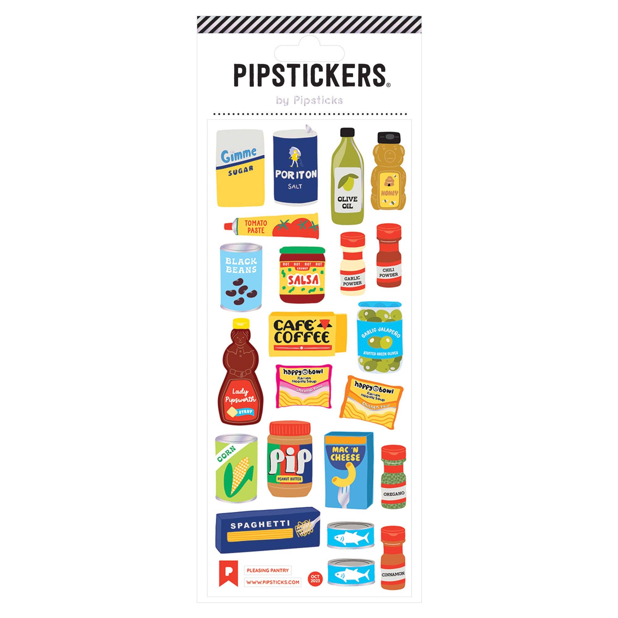 "Pleasing Pantry" Stickers