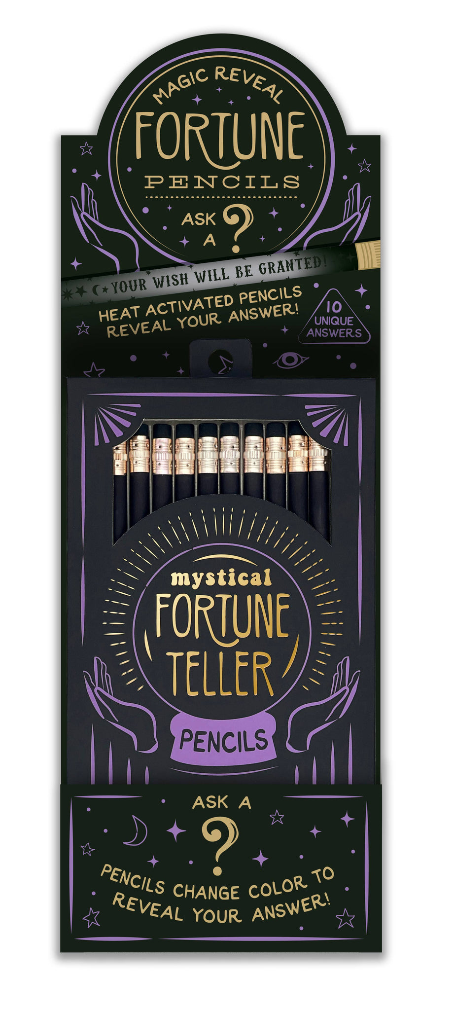 Mystical Fortune Teller Pencils (Set of 10)