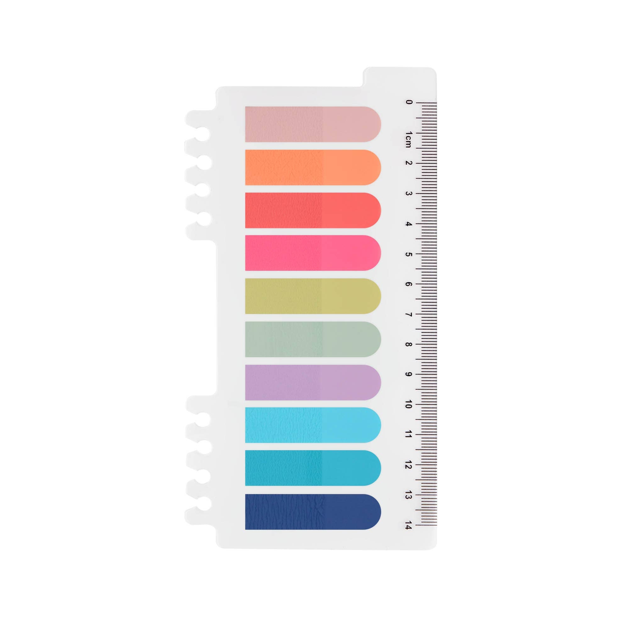 Half-Circle Sticky Tabs: Vibrant Summer
