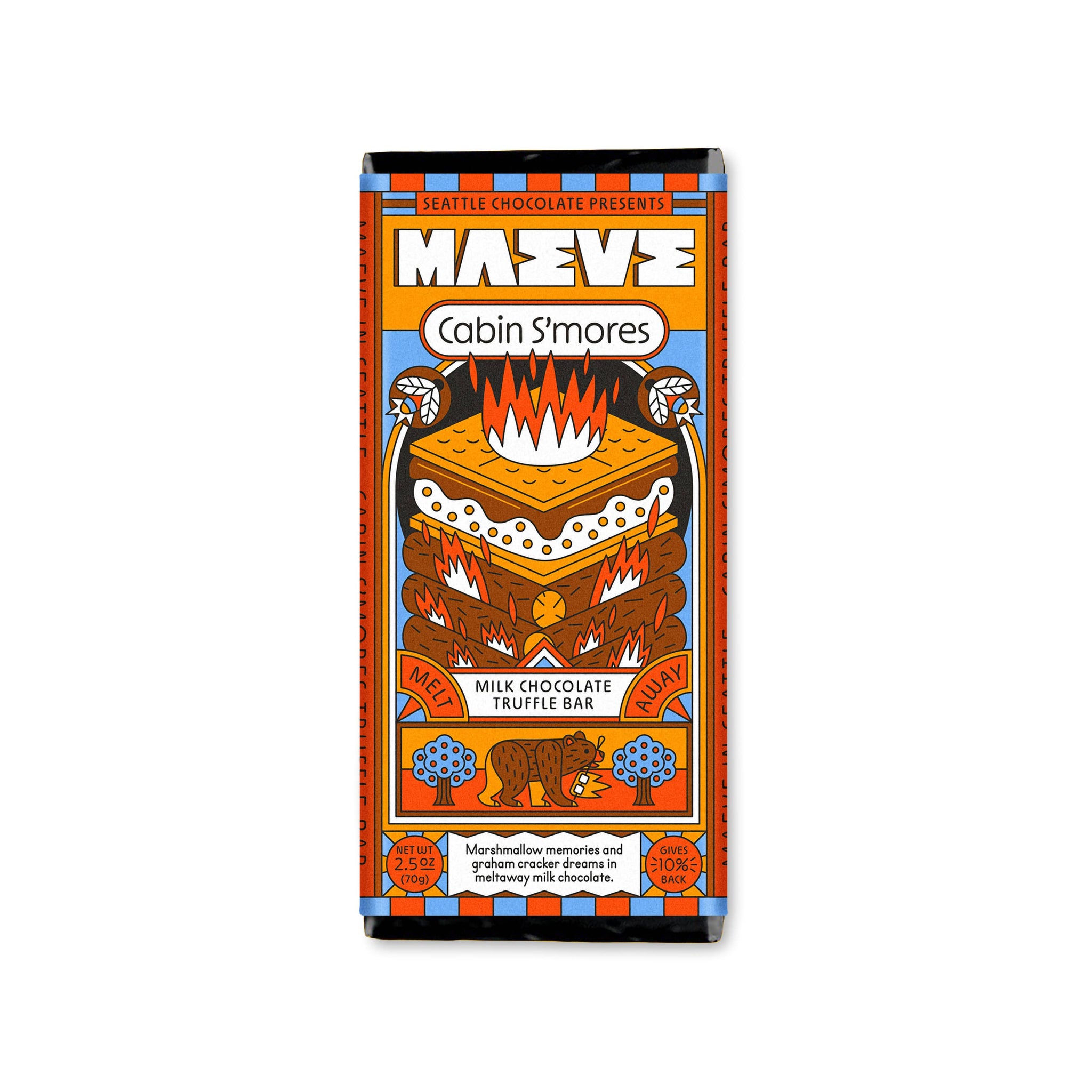 Cabin S'mores Milk Chocolate Truffle Bar