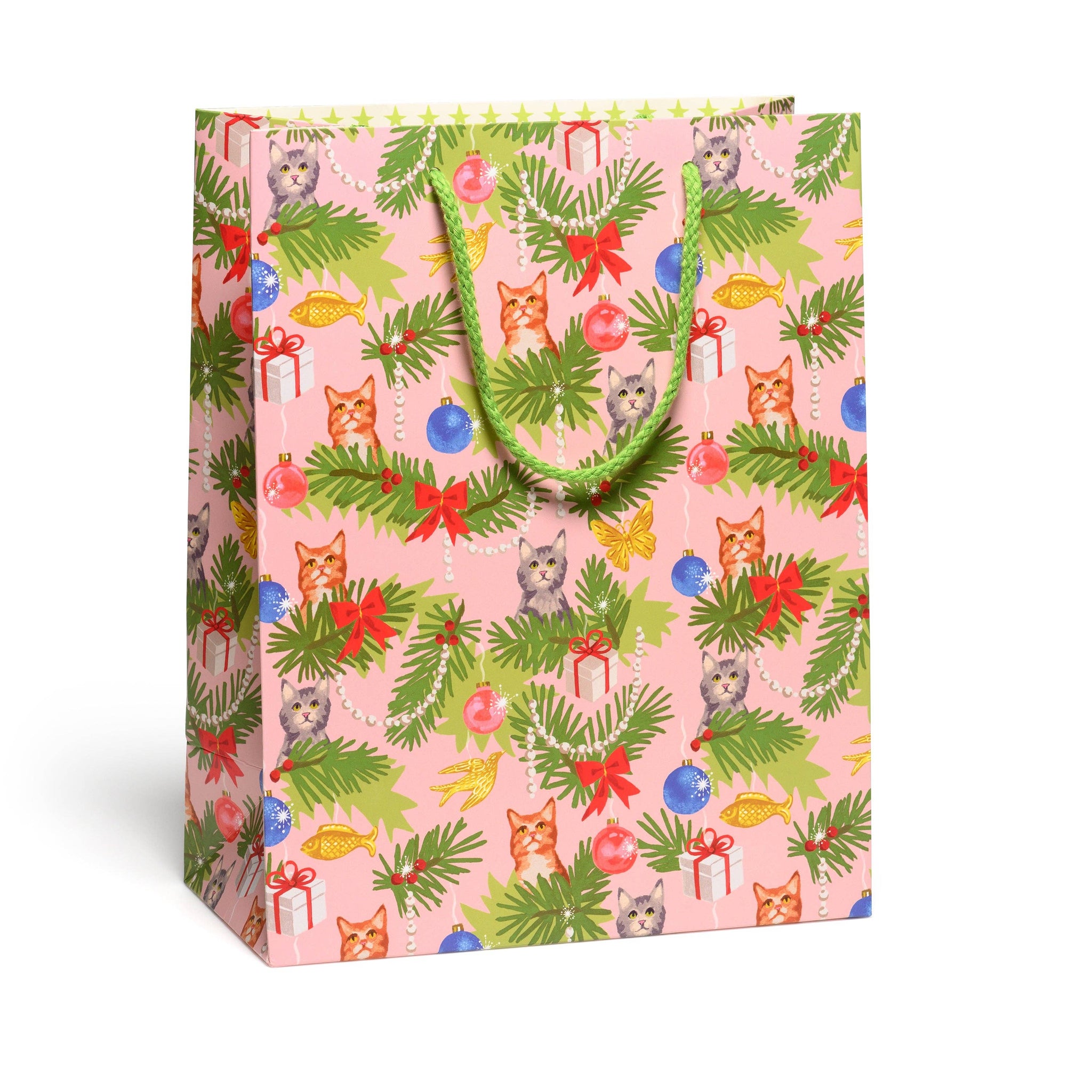"Meowy Christmas" Large Gift Bag
