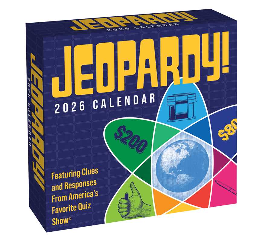 JEOPARDY! 2026 Day-to-Day Calendar
