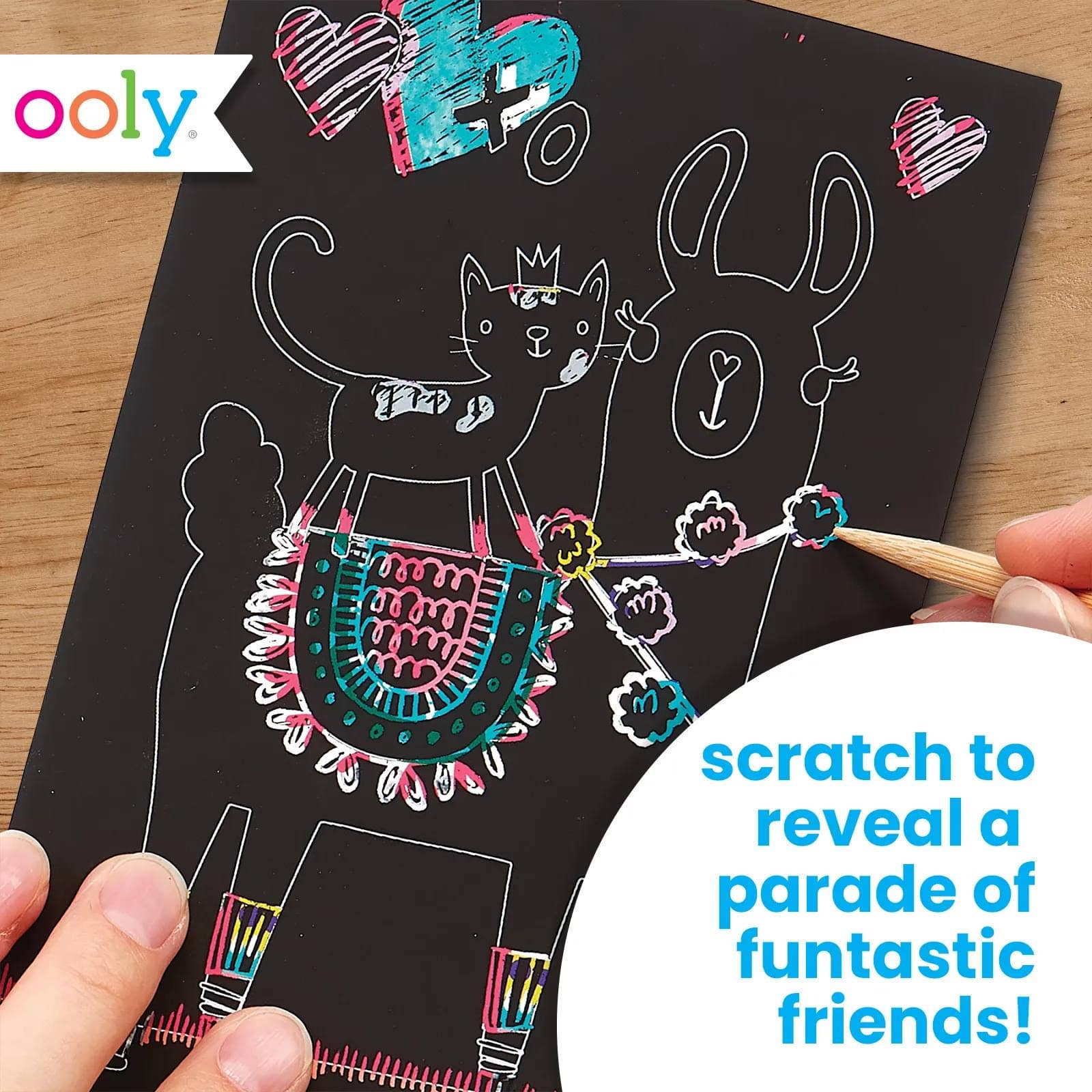 Scratch & Scribble: Funtastic Friends Guided Artwork – More Than Words