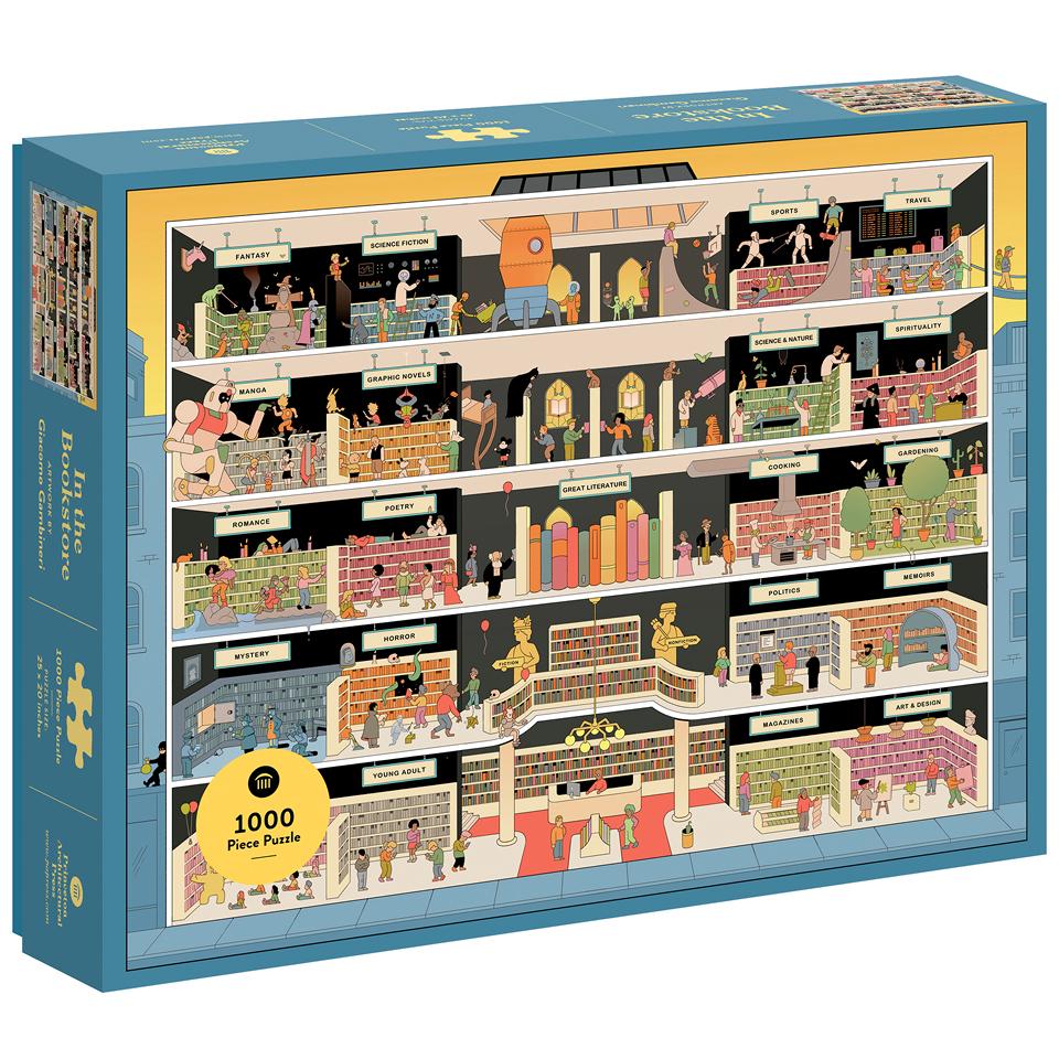 "In the Bookstore" Puzzle - 1000 Piece