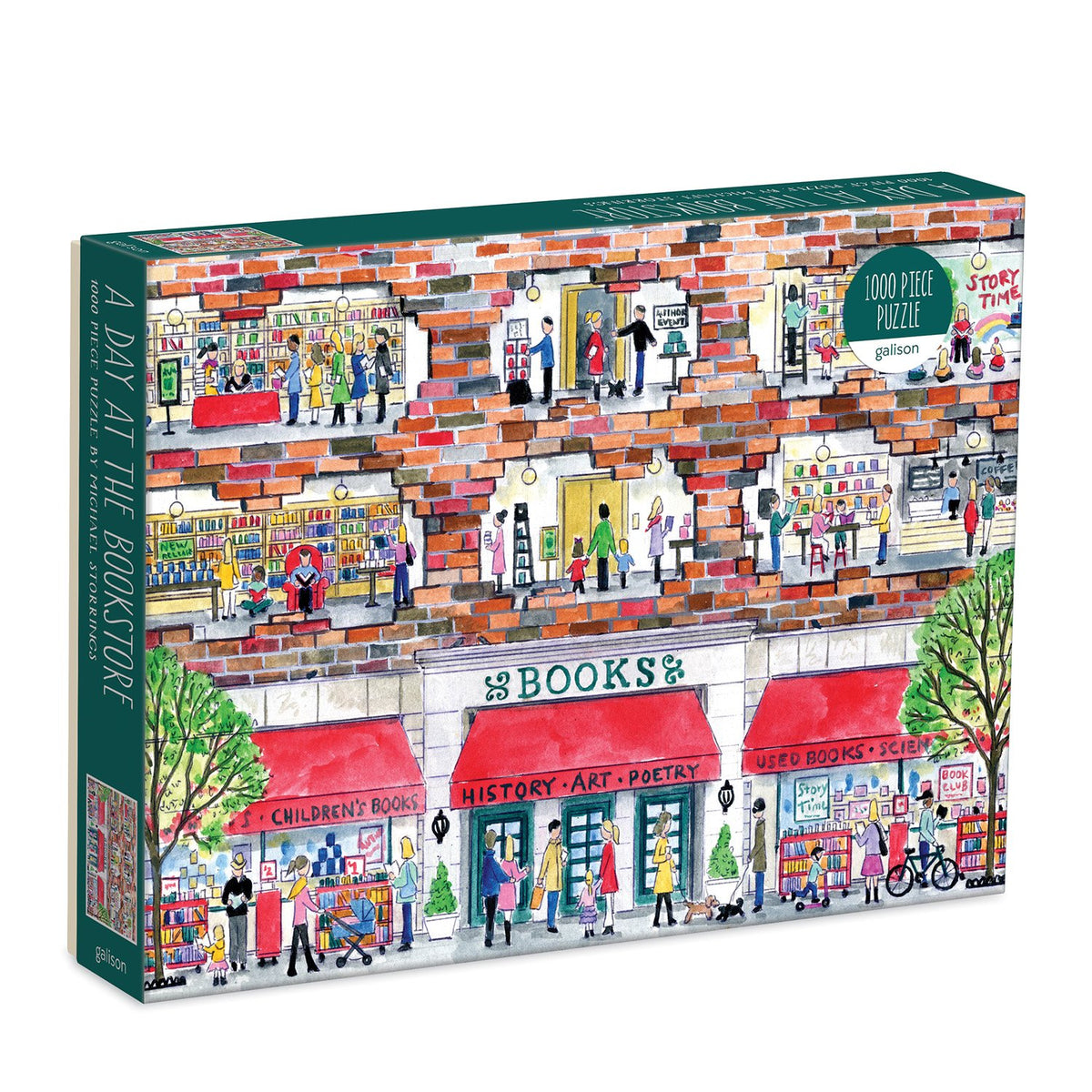 "A Day at the Bookstore" 1000 Piece Puzzle