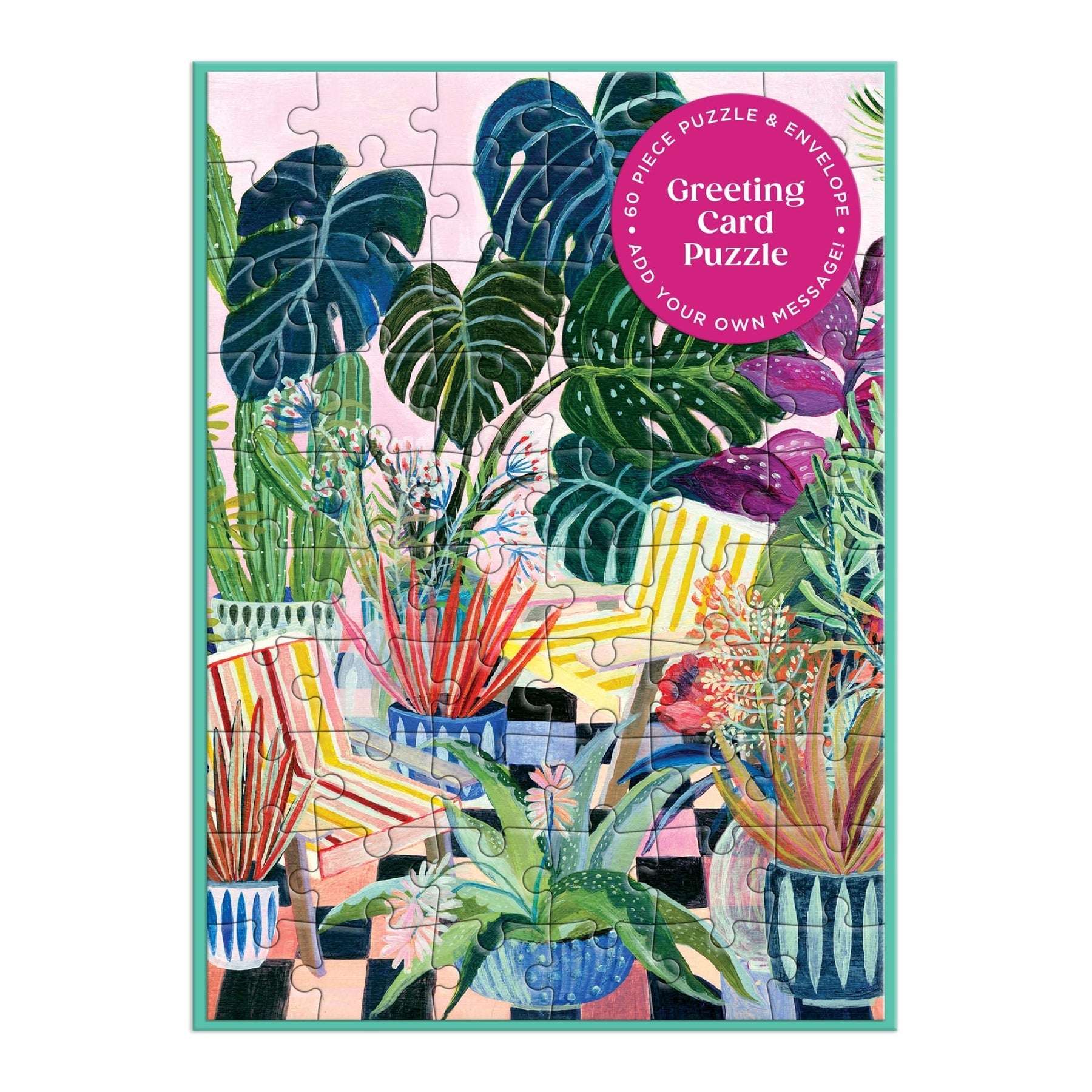 "Potted" Greeting Card Puzzle (60 Piece)
