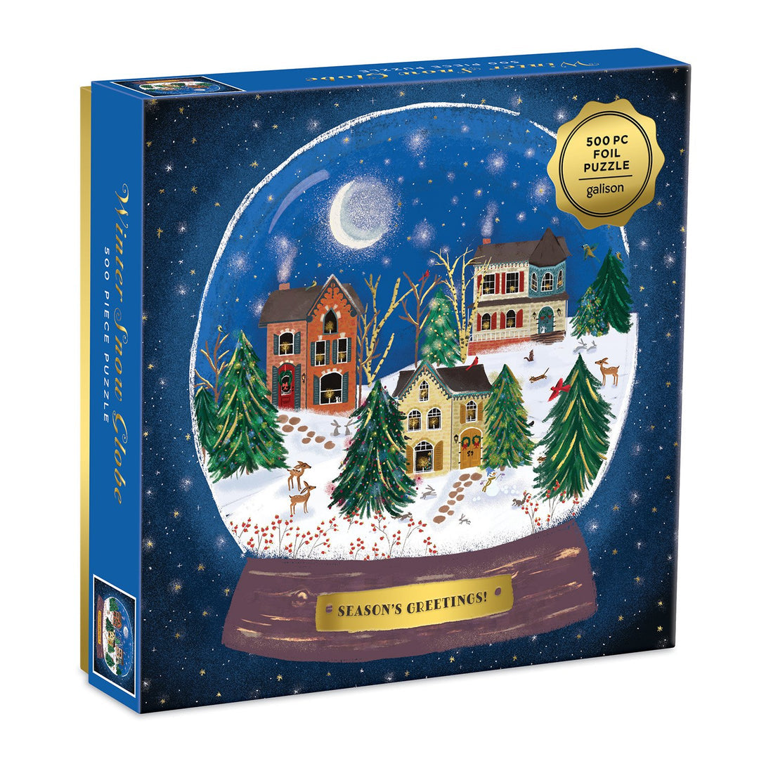 "Winter Snow Globe" Puzzle (500 Piece)