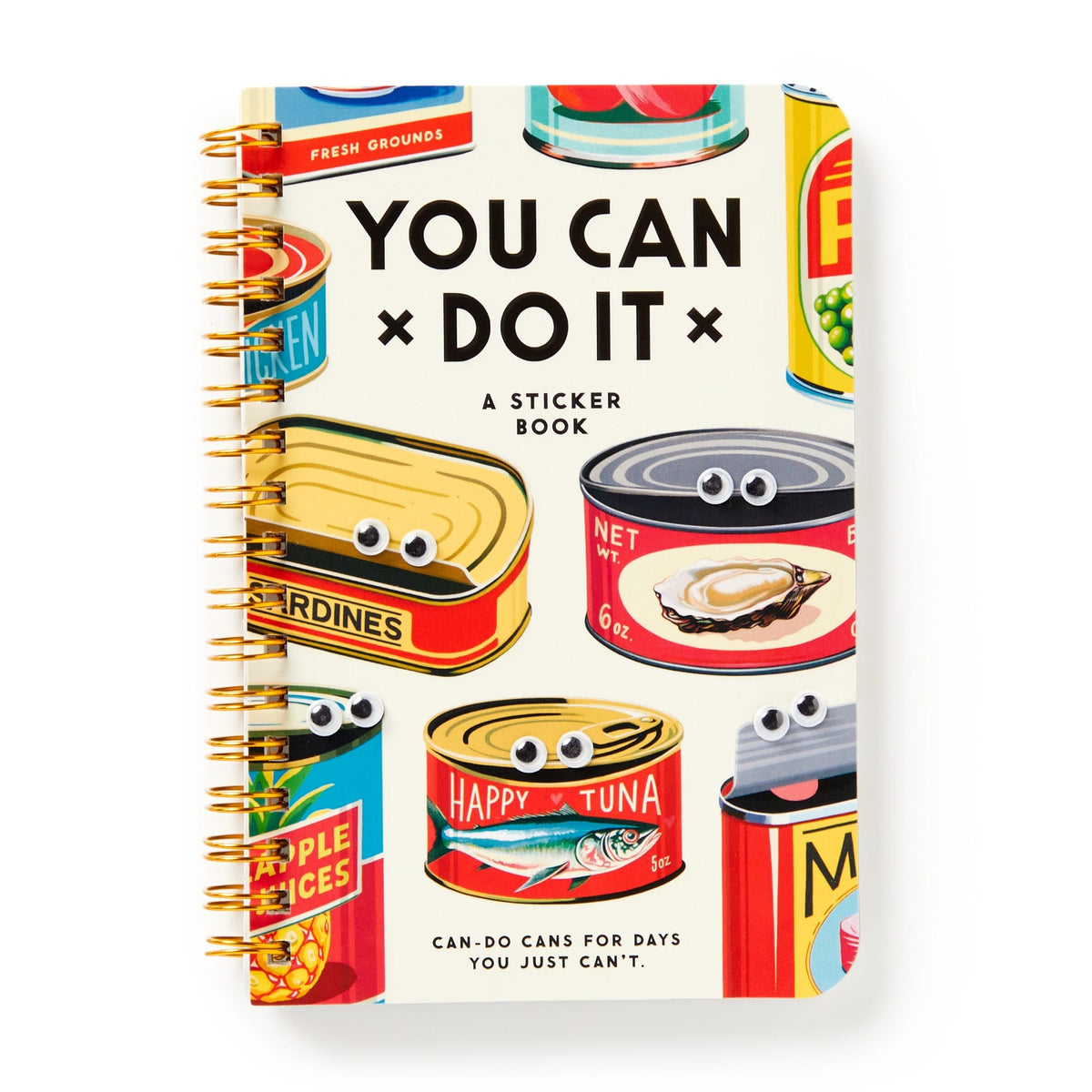 "You Can Do It" Googly Sticker Book