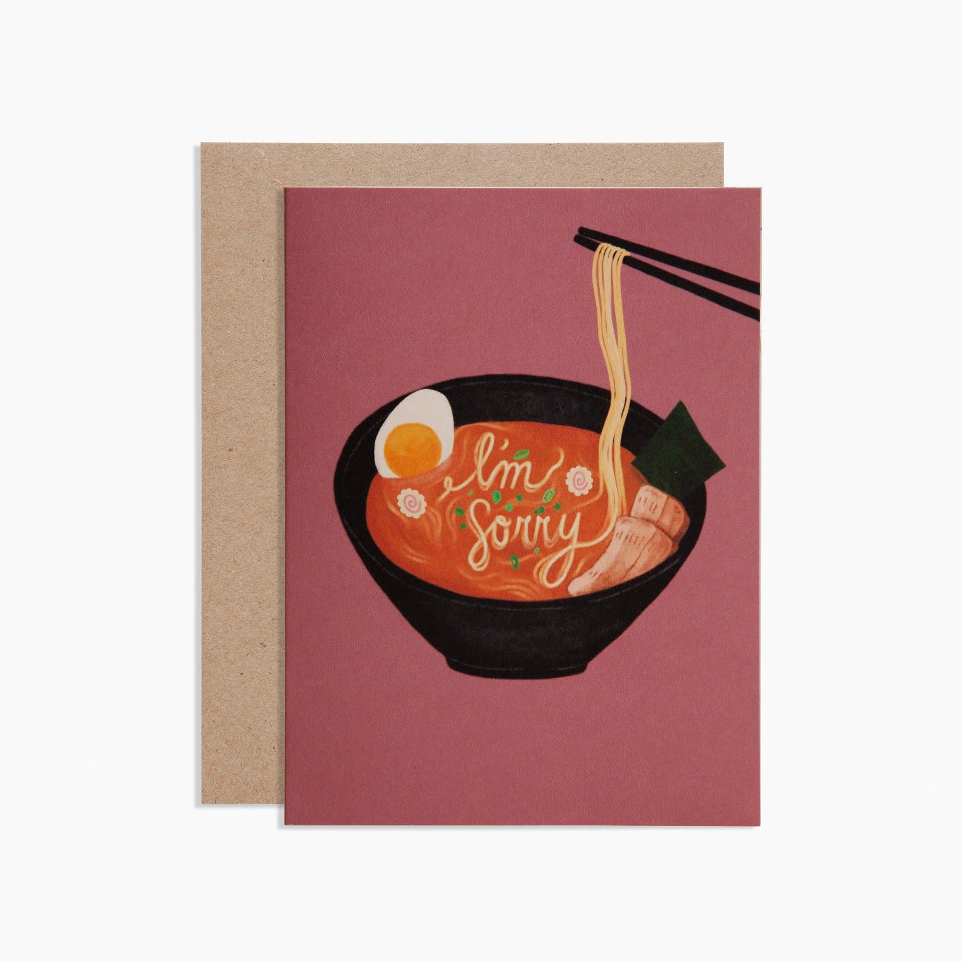 "I'm Sorry Ramen" Card
