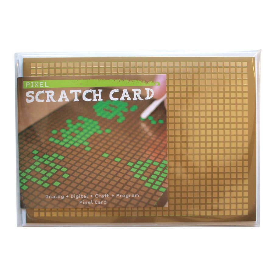 "Pixel" Scratch Card