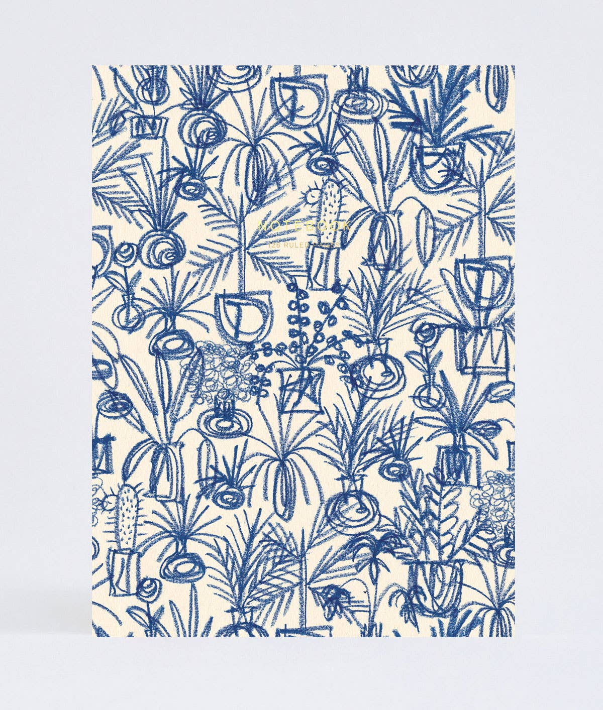 "Blue Plants" Layflat Notebook