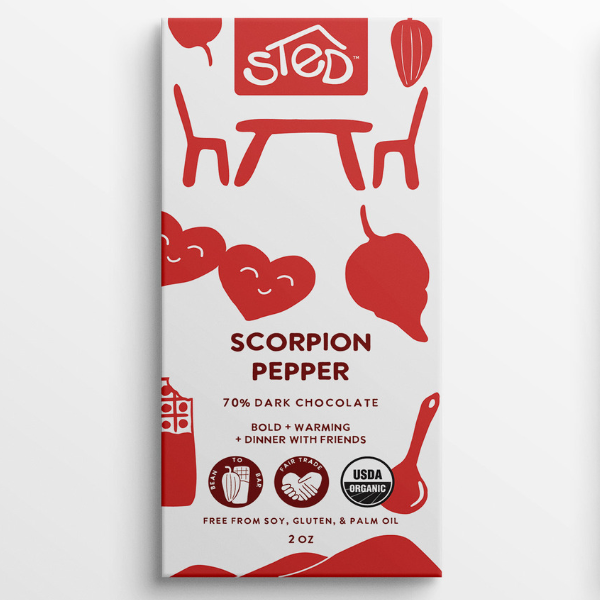 Scorpion Pepper (70% Dark Chocolate)