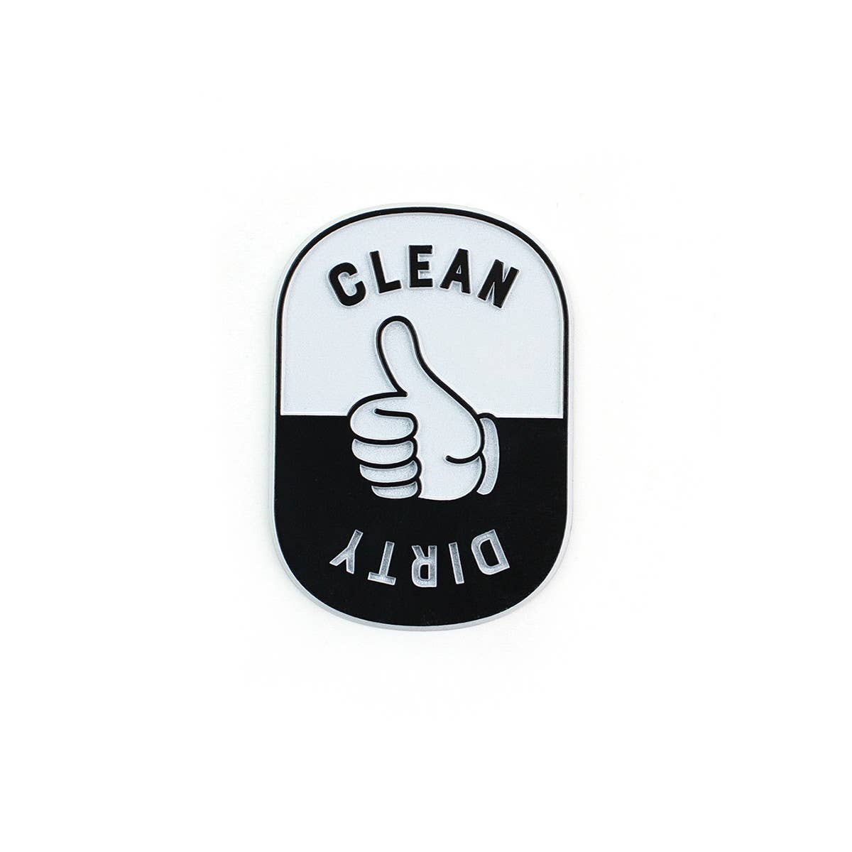 Clean/Dirty Retro Magnet