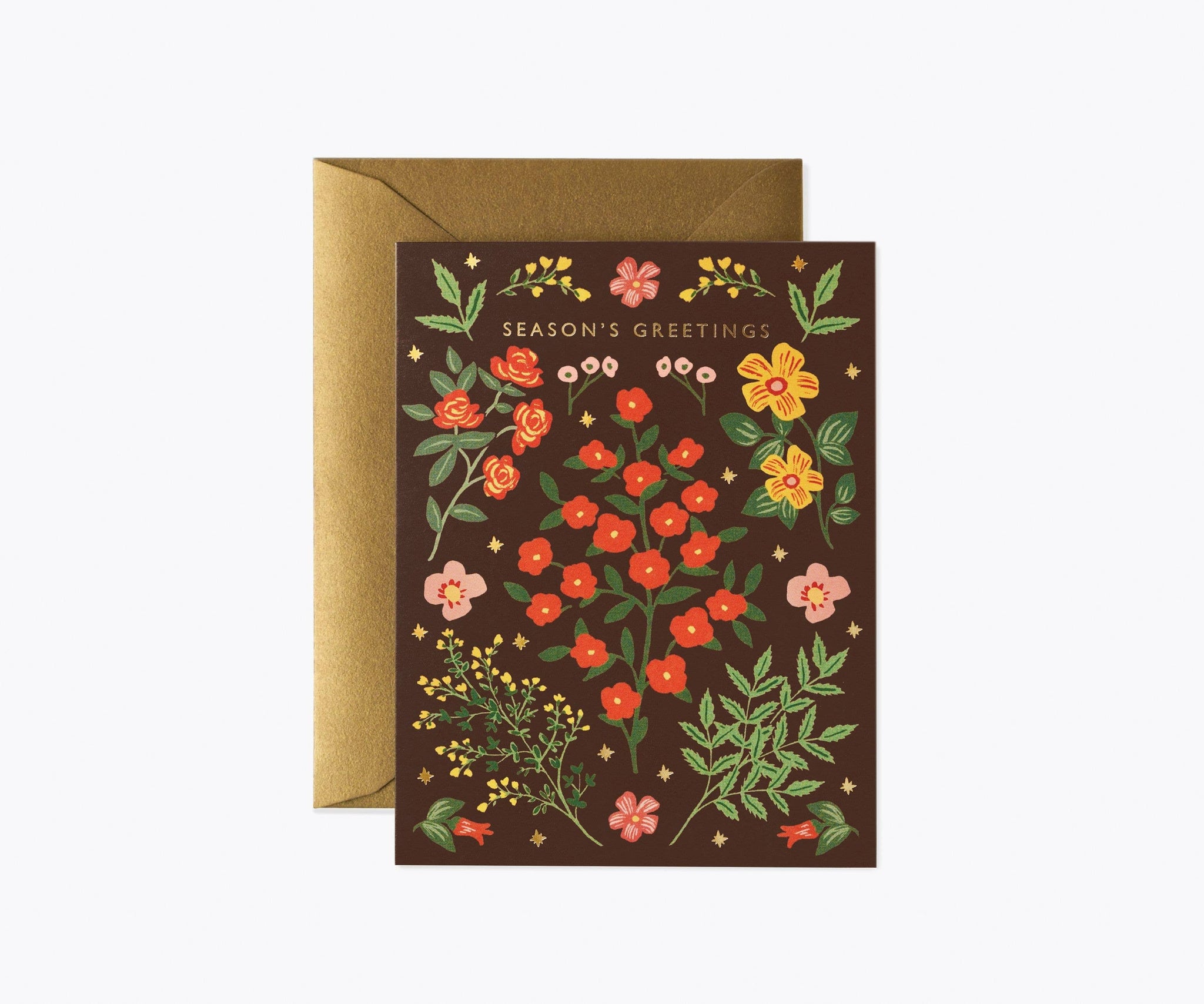 "Hawthorne Holiday" Foiled Greeting Card