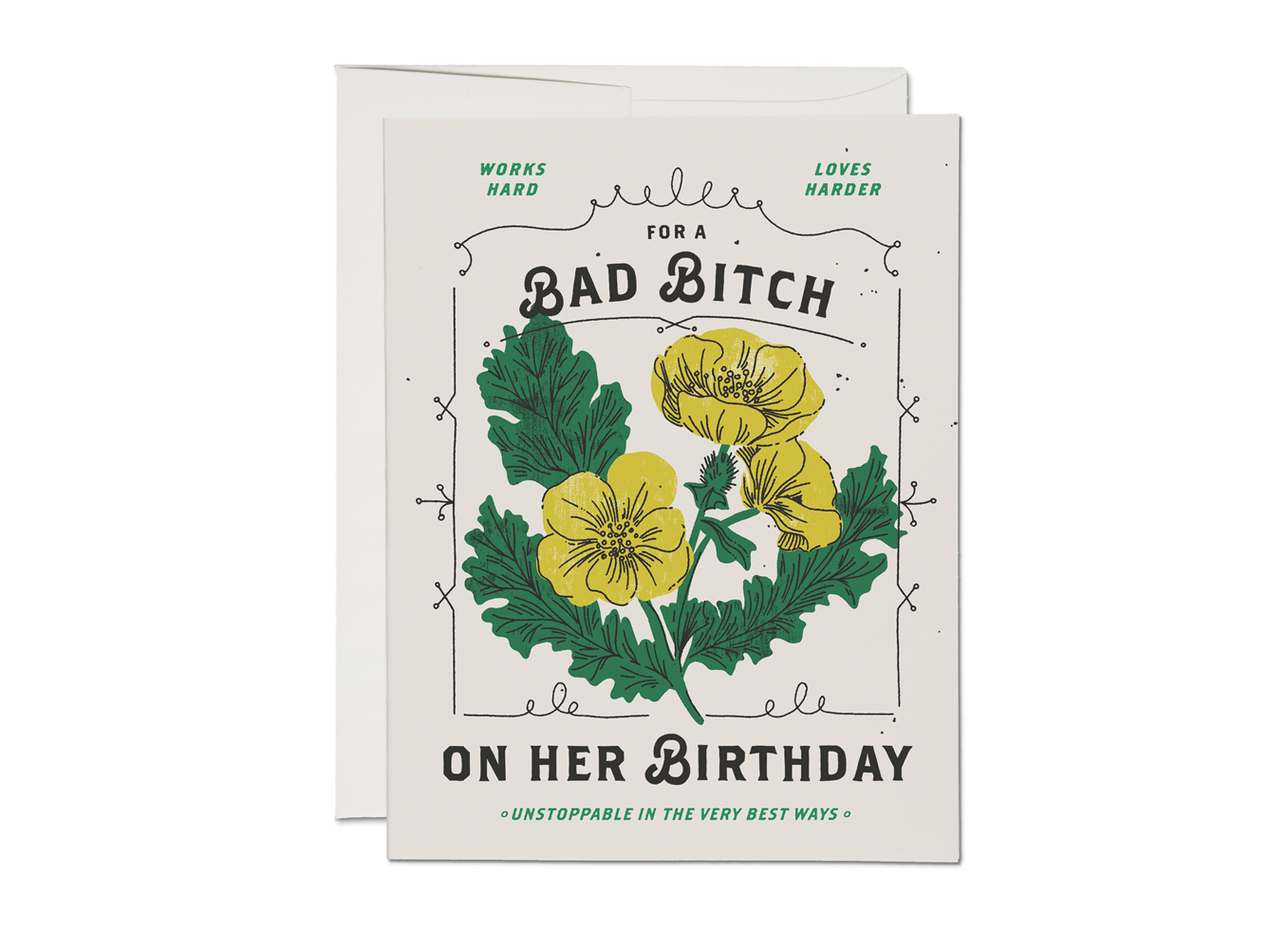 "Bad Bitch Birthday" Card