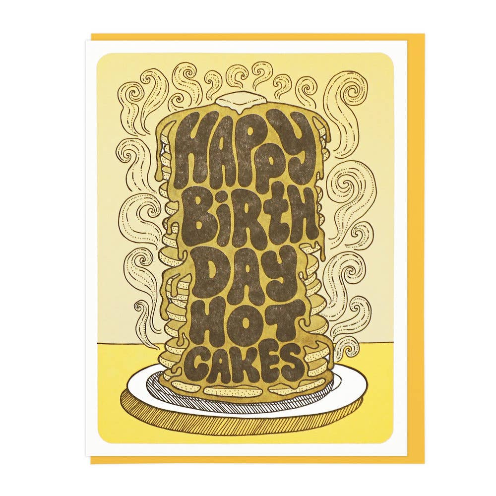 "Happy Birthday Hot Cakes" Card