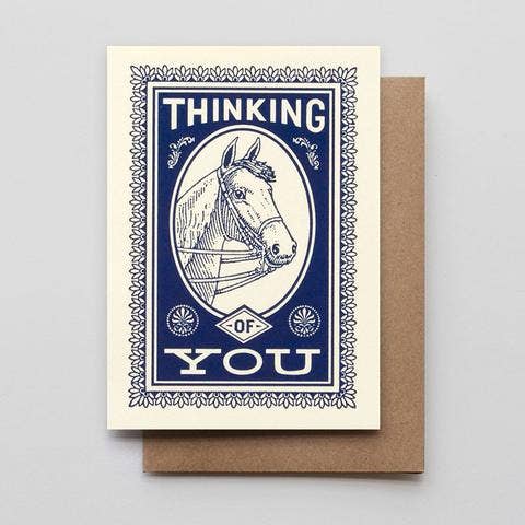 "Thinking Of You Horse" Card