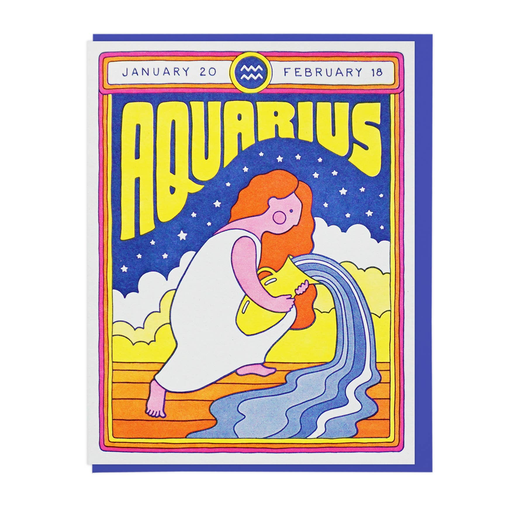 "Aquarius" Card