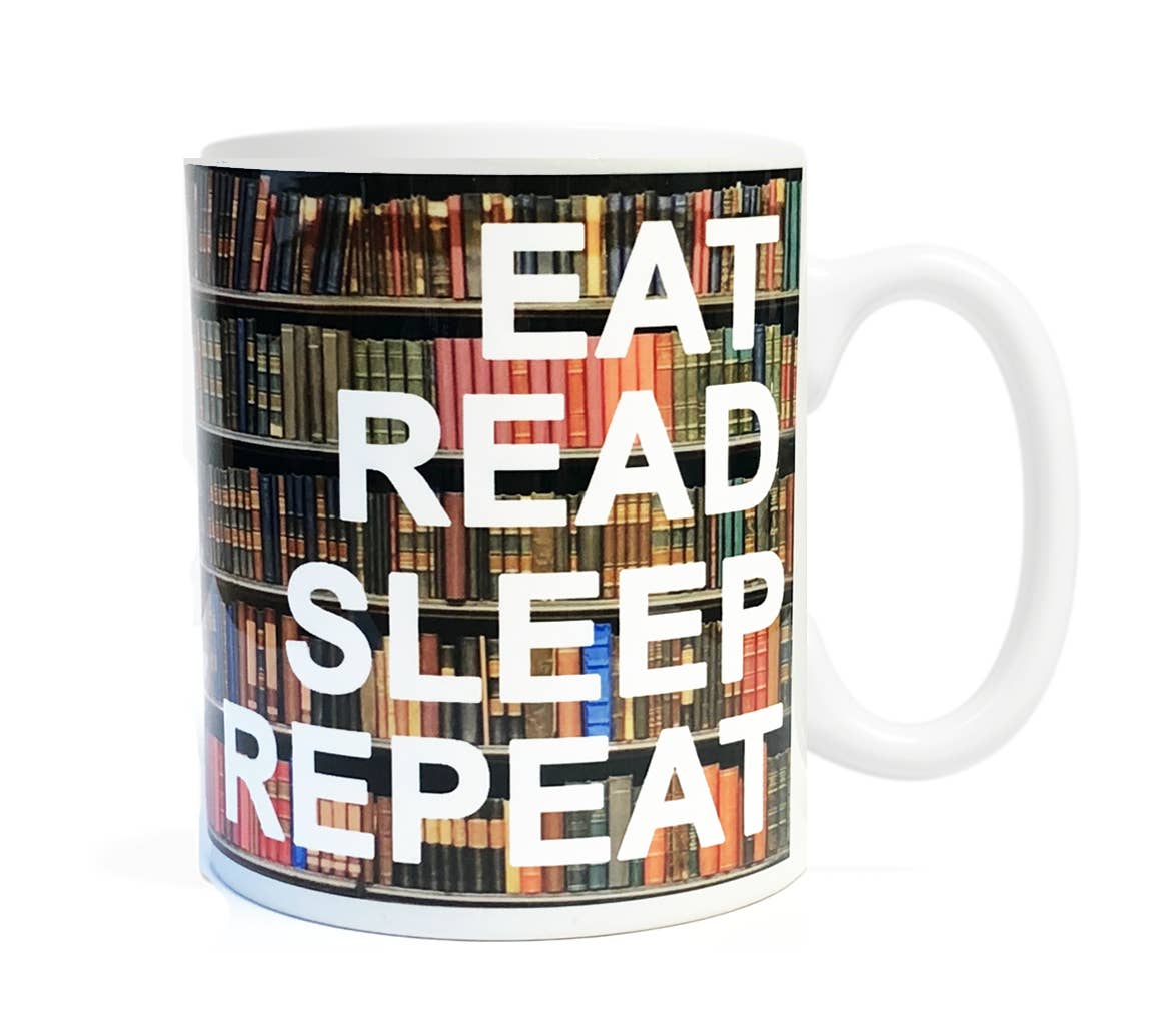 "Eat Read Sleep Repeat" Coffee Mug