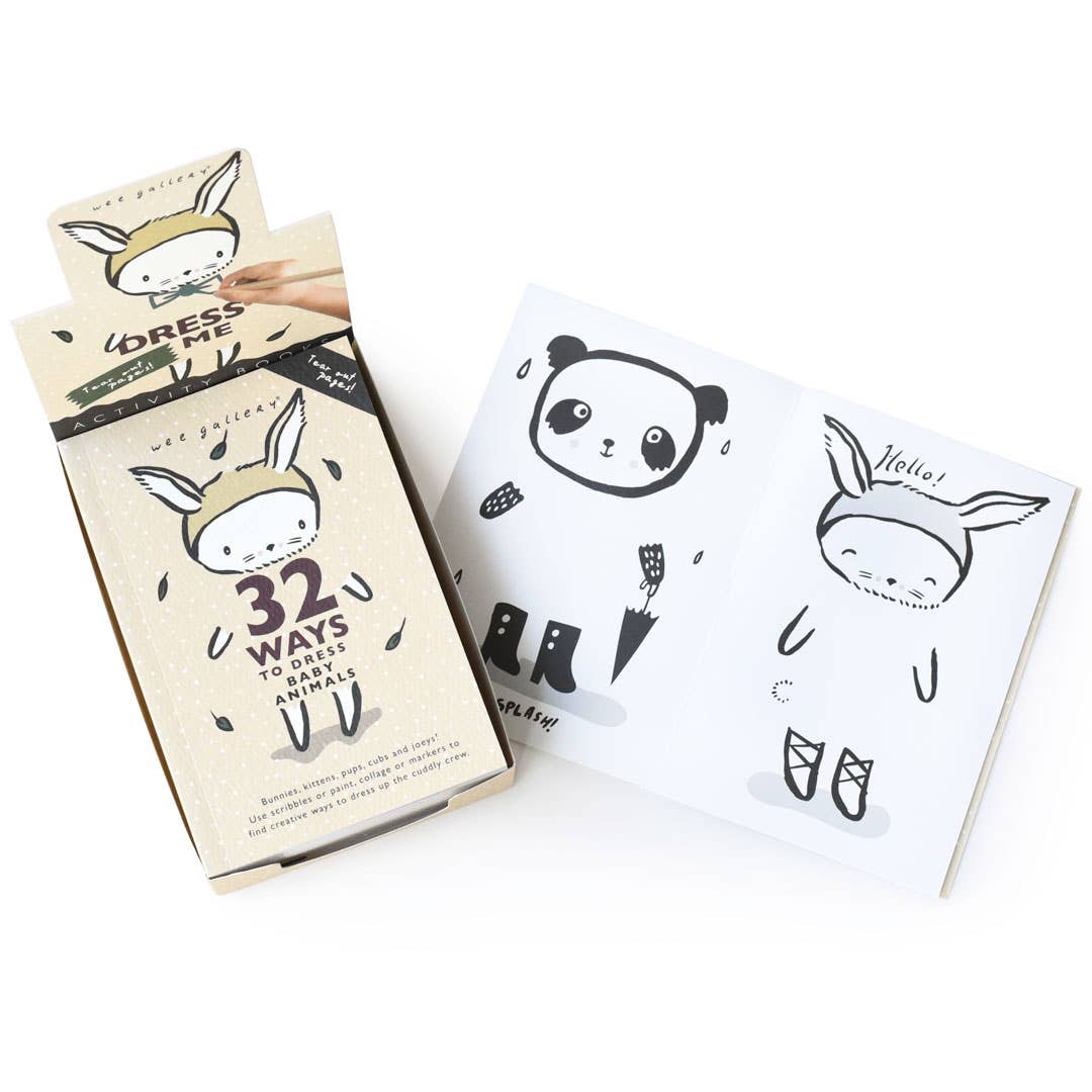 "32 Ways to Dress Baby Animals" Activity Book