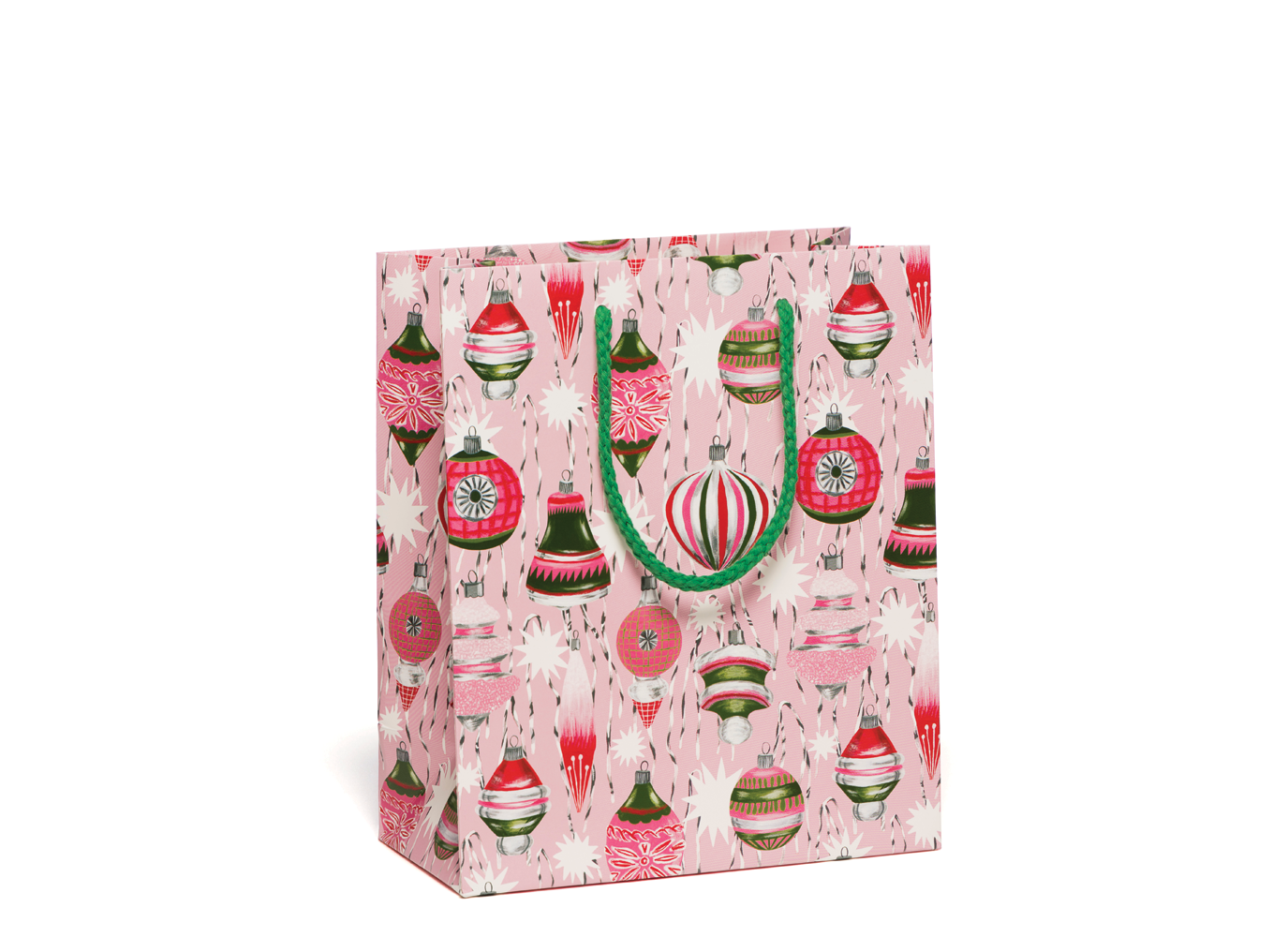 "Retro Ornaments" Holiday Gift Bag