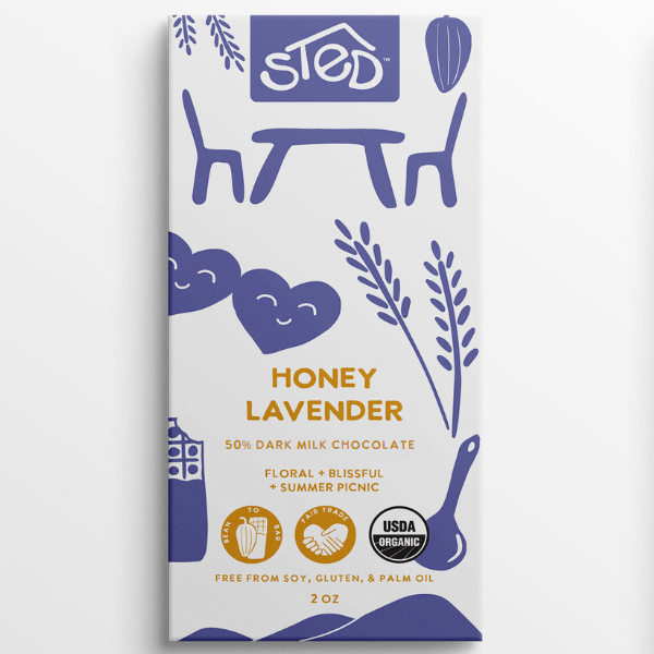 Honey Lavender (50% Dark Milk Chocolate)