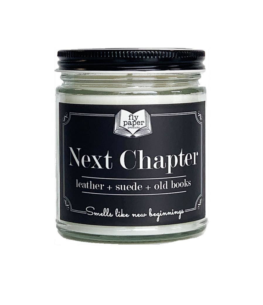 Next Chapter- 9oz Glass  Soy Candle