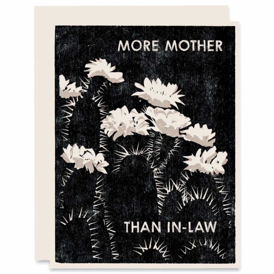 "More Mother Than In-Law" Card