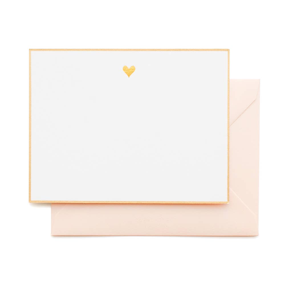 "Gold Heart" Boxed Card Set