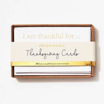 "I Am Thankful For..." Cards