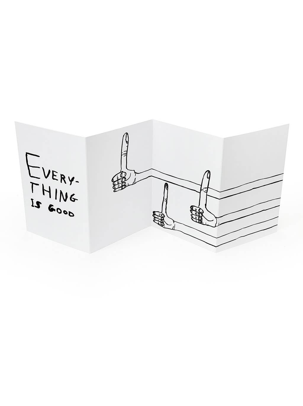 "Everything Is Good" Concertina Card