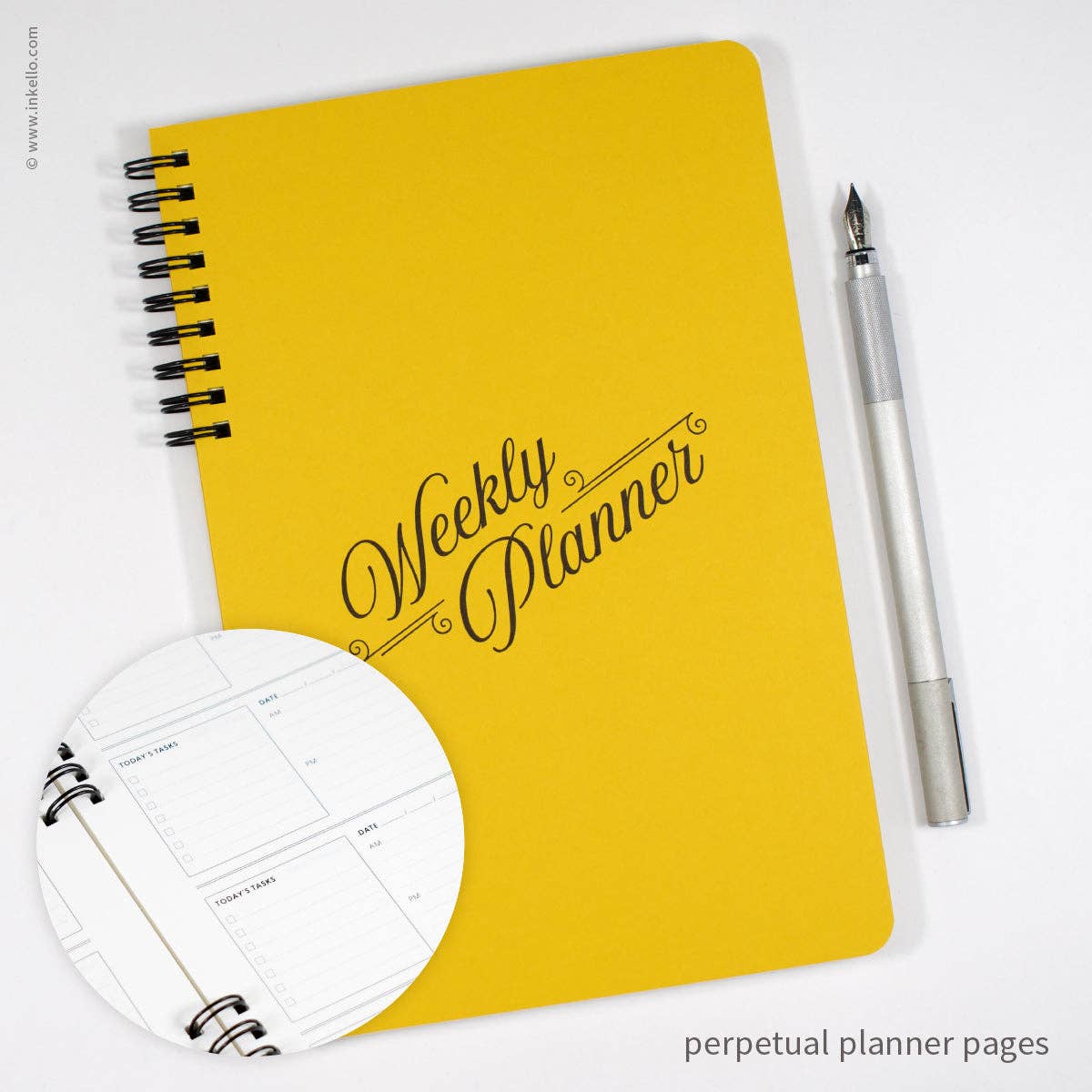 52-Week Undated Planner - Mustard