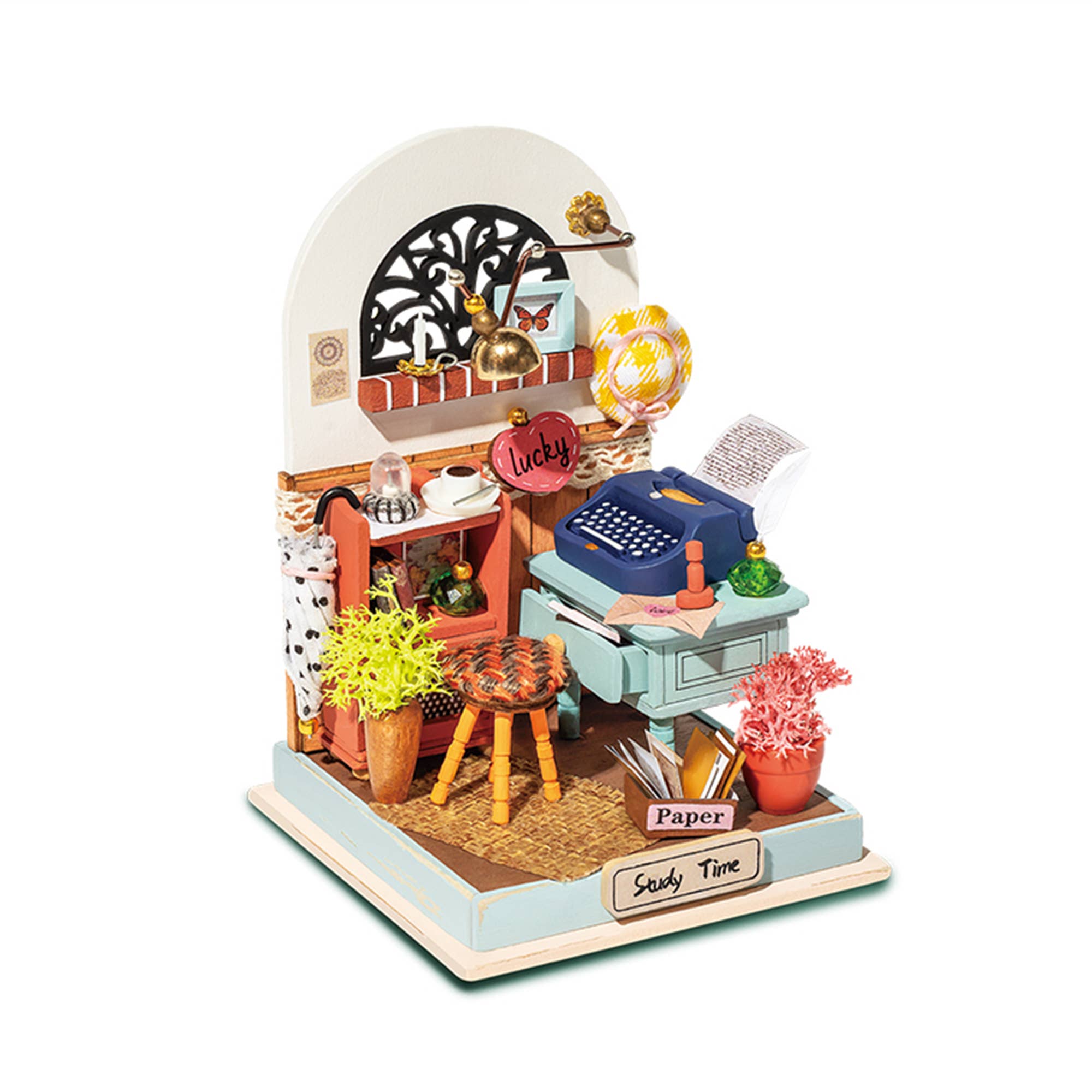 DIY Miniature House Kit - Record Mood (Study)