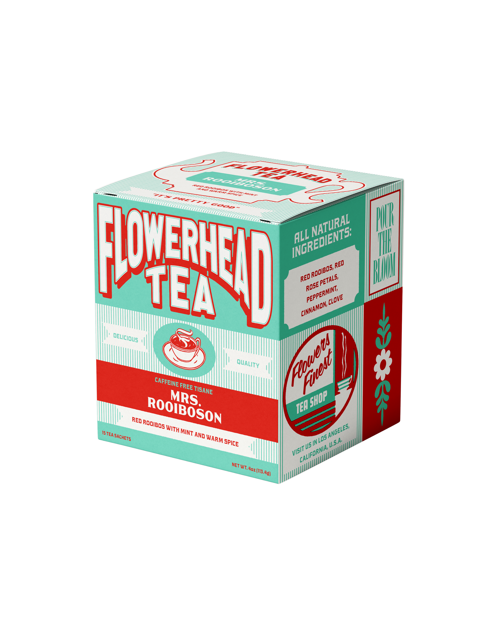 Flowerhead Tea: Mrs. Rooiboson