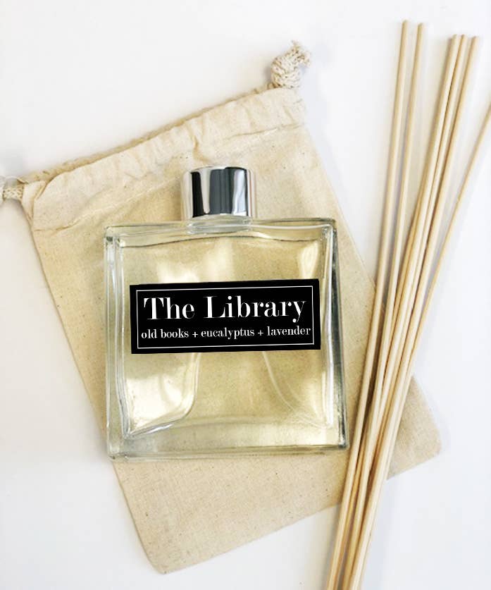"The Library" Glass Reed Diffuser - 7oz