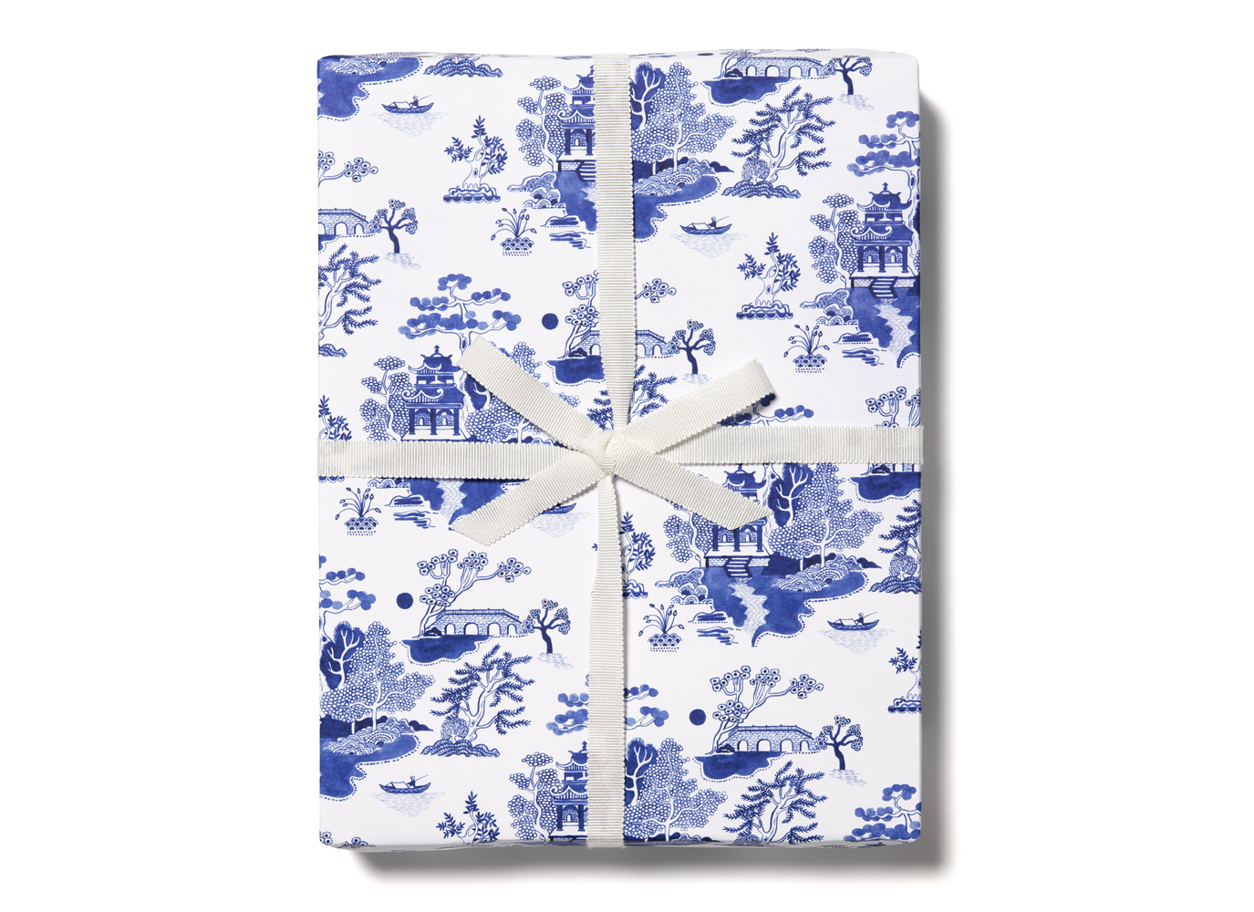 "Blue Chinoiserie" Wrapping Paper Roll