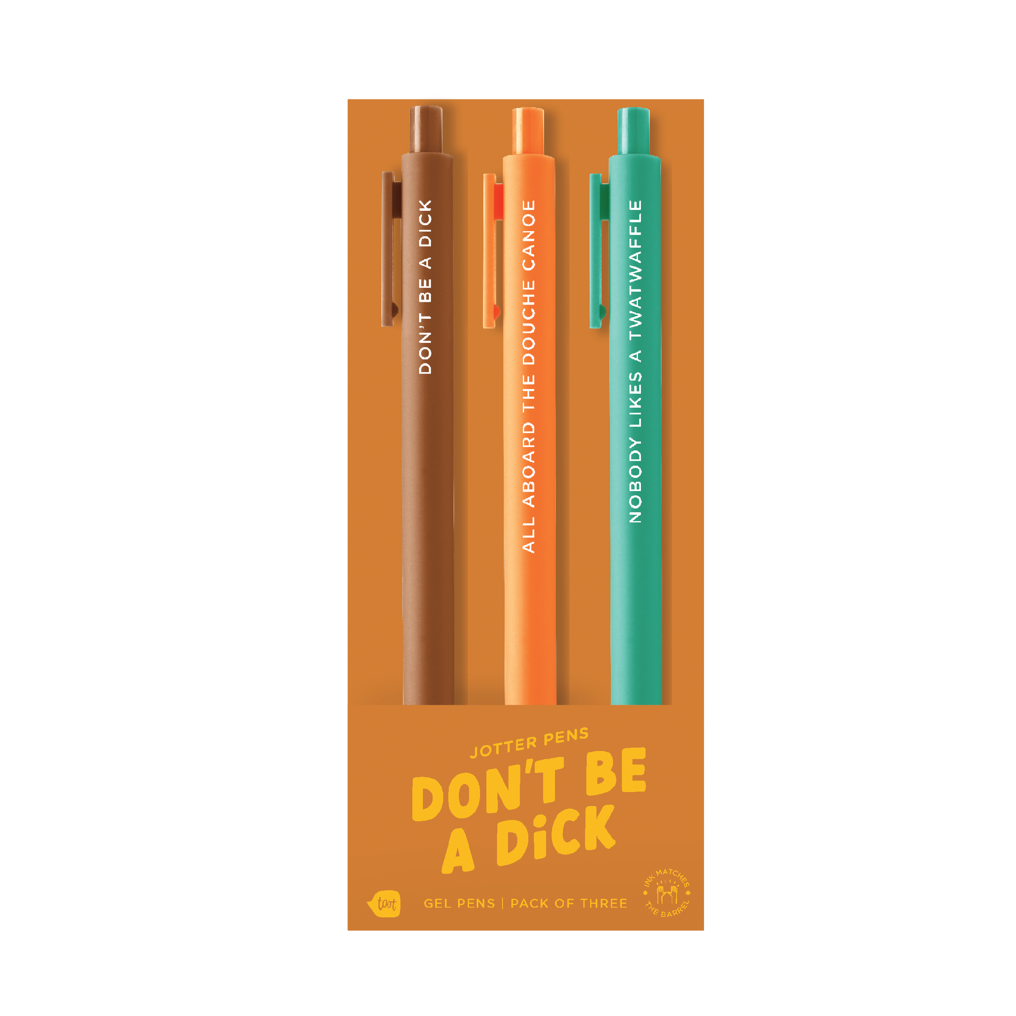 "Don't Be A Dick" Jotter Pens - Set of 3