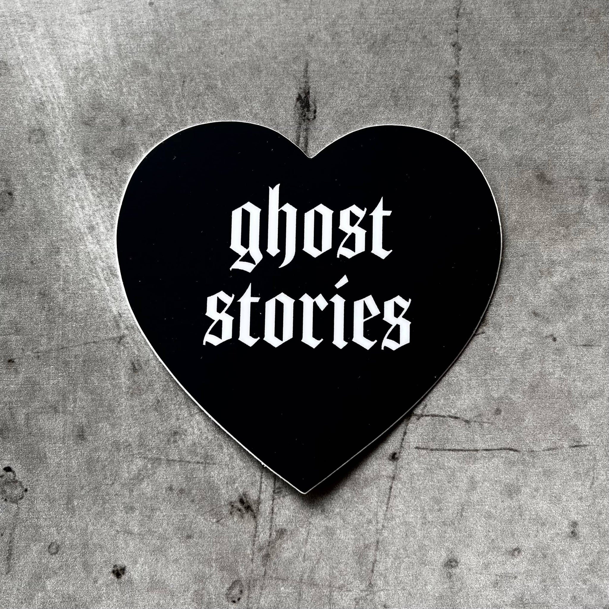 "Ghost Stories" Heart Sticker
